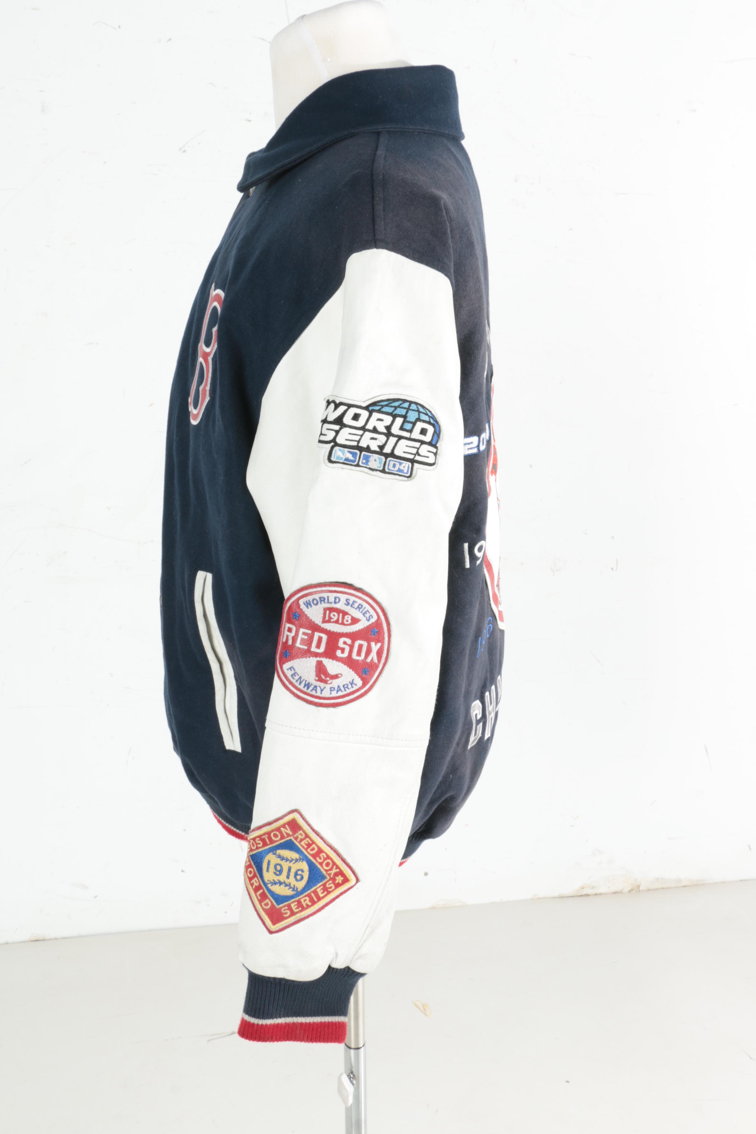 Limited Edition Boston Red Sox Letterman's Jacket By G-Ill Sports