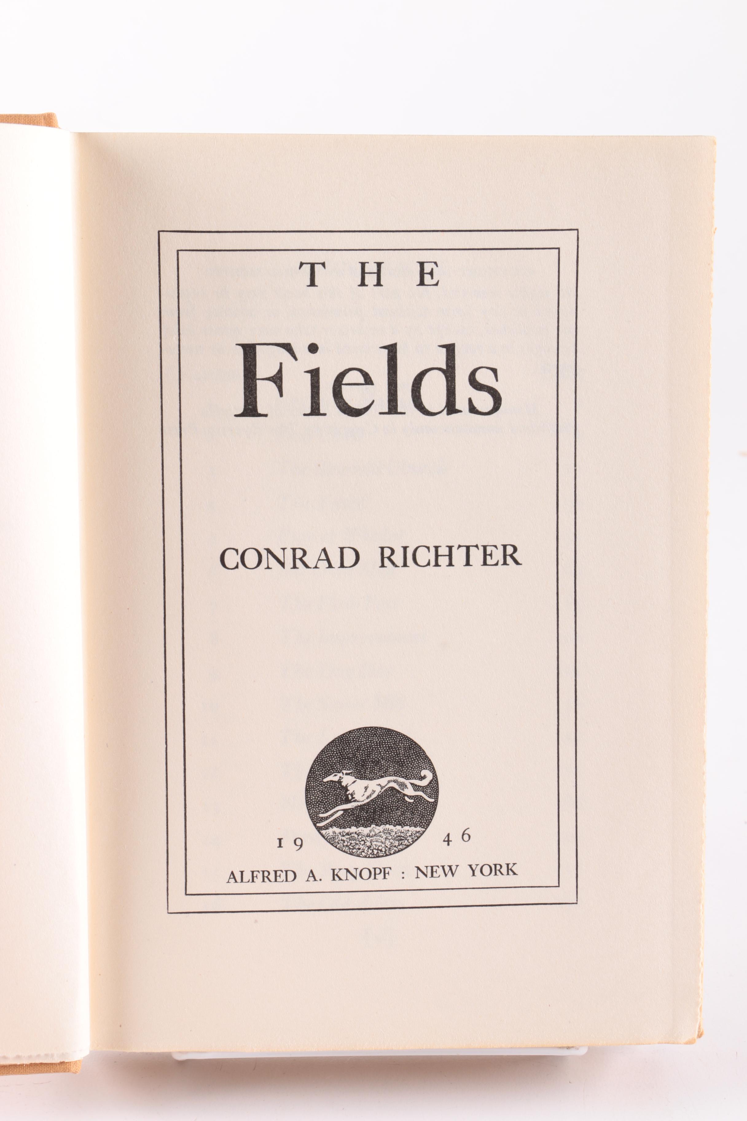 First Editions of 1915 "Vision of War " and 1946 "The Fields"