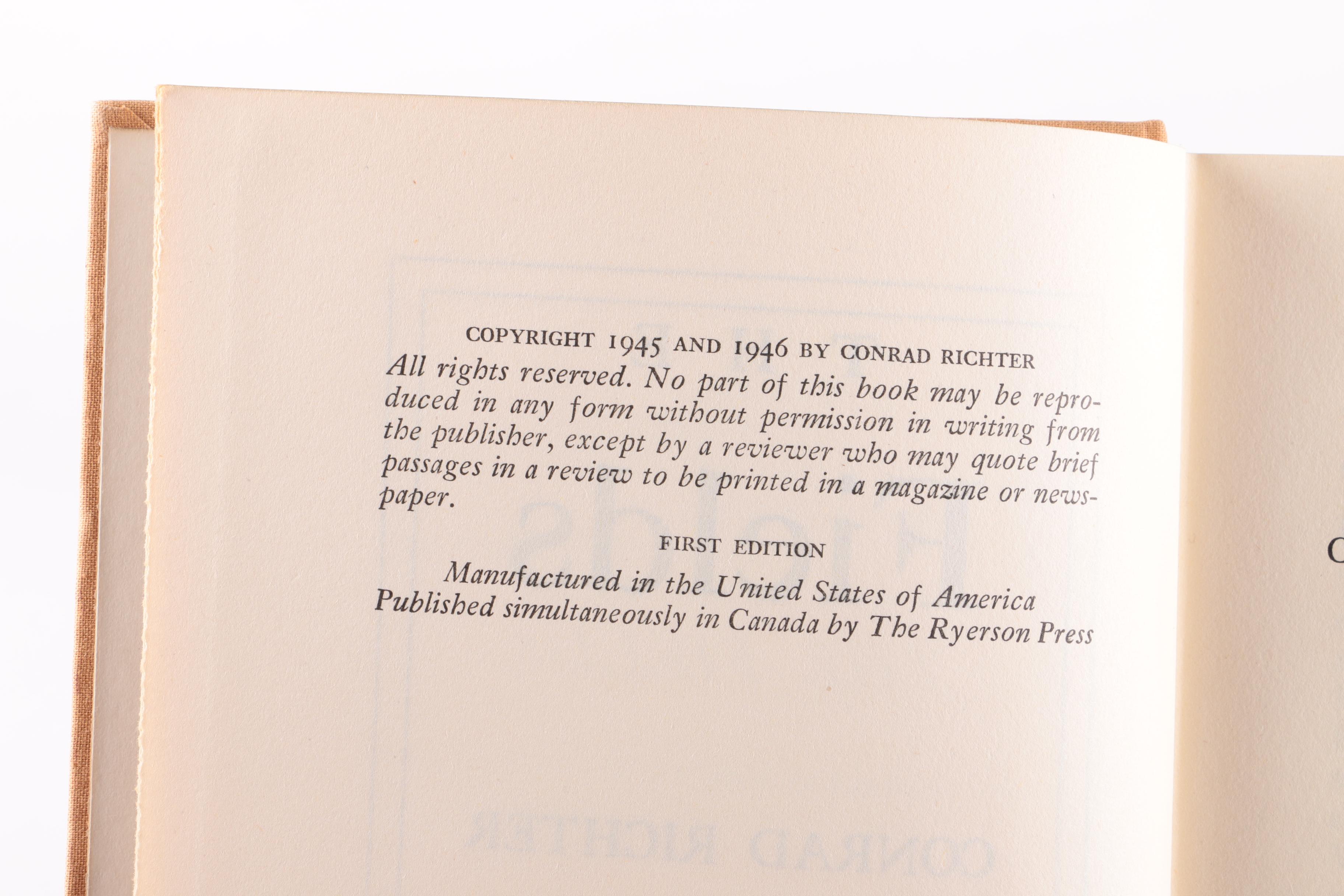 First Editions of 1915 "Vision of War " and 1946 "The Fields"