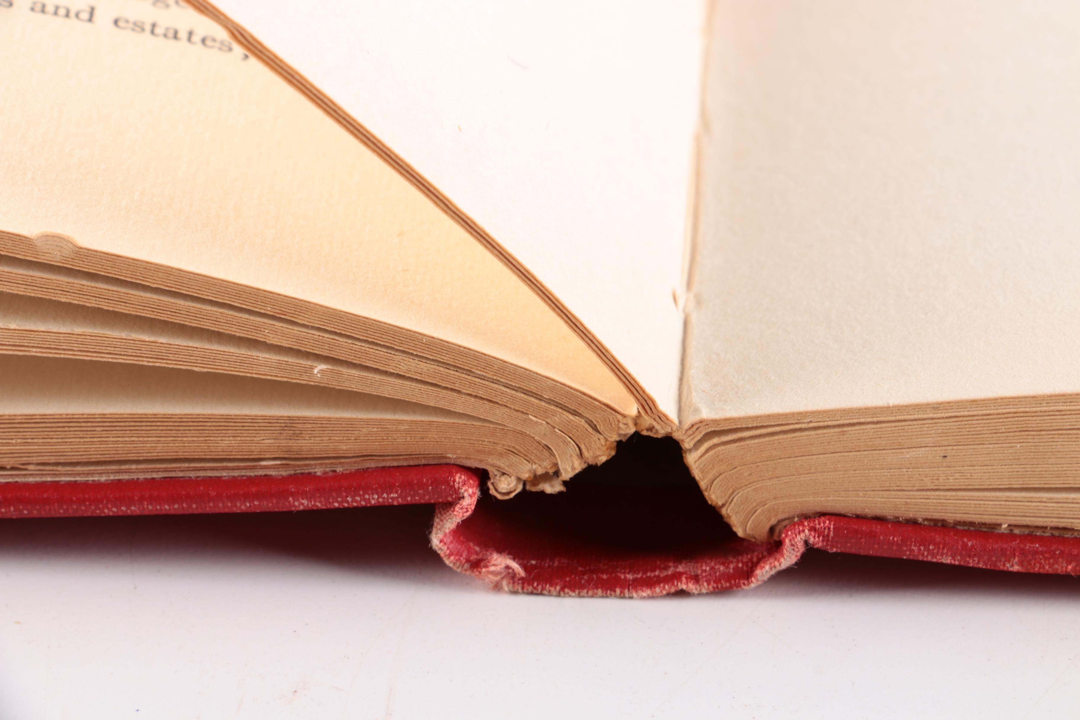 First Editions of 1915 "Vision of War " and 1946 "The Fields"