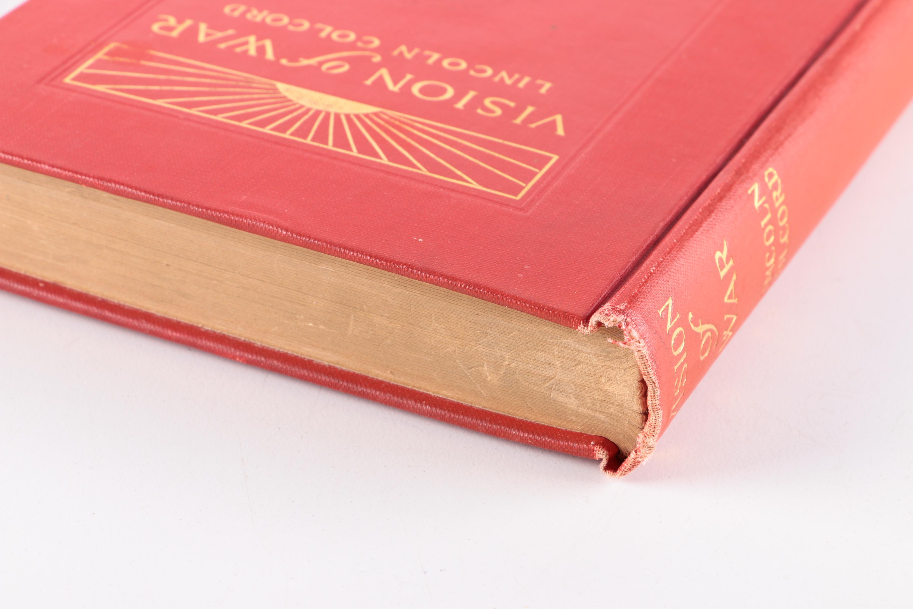 First Editions of 1915 "Vision of War " and 1946 "The Fields"