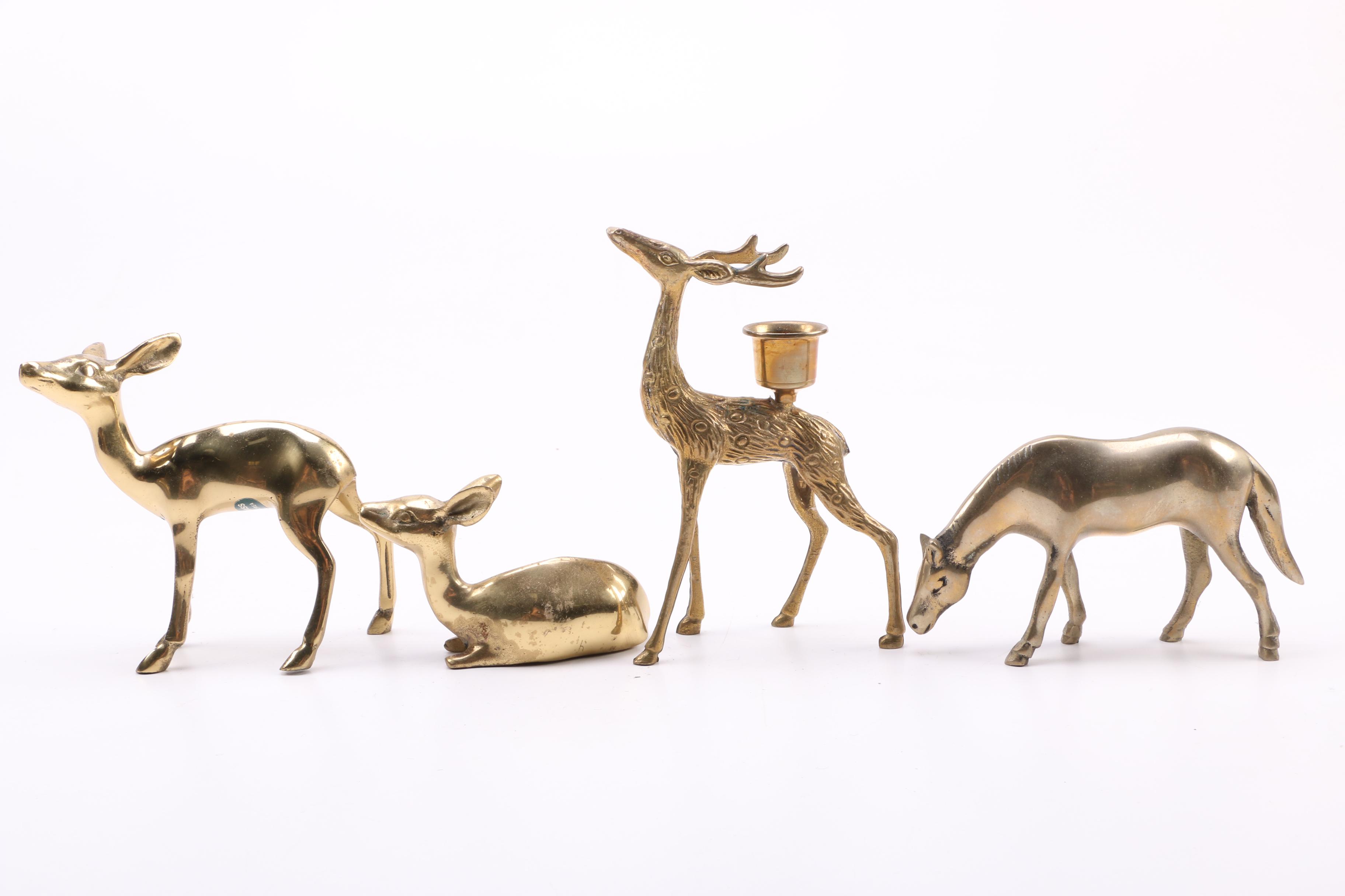 Brass Figurines and Décor