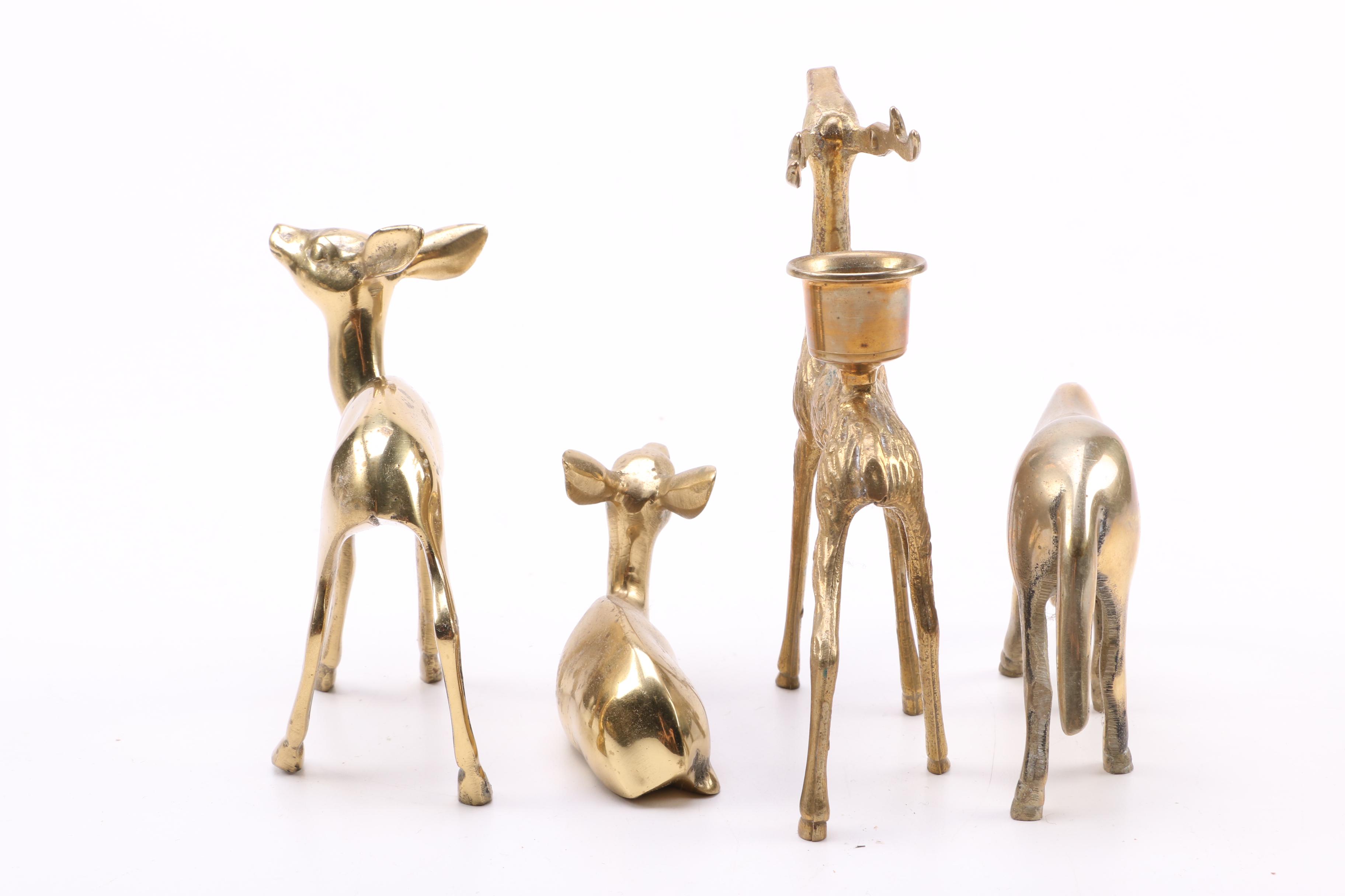 Brass Figurines and Décor