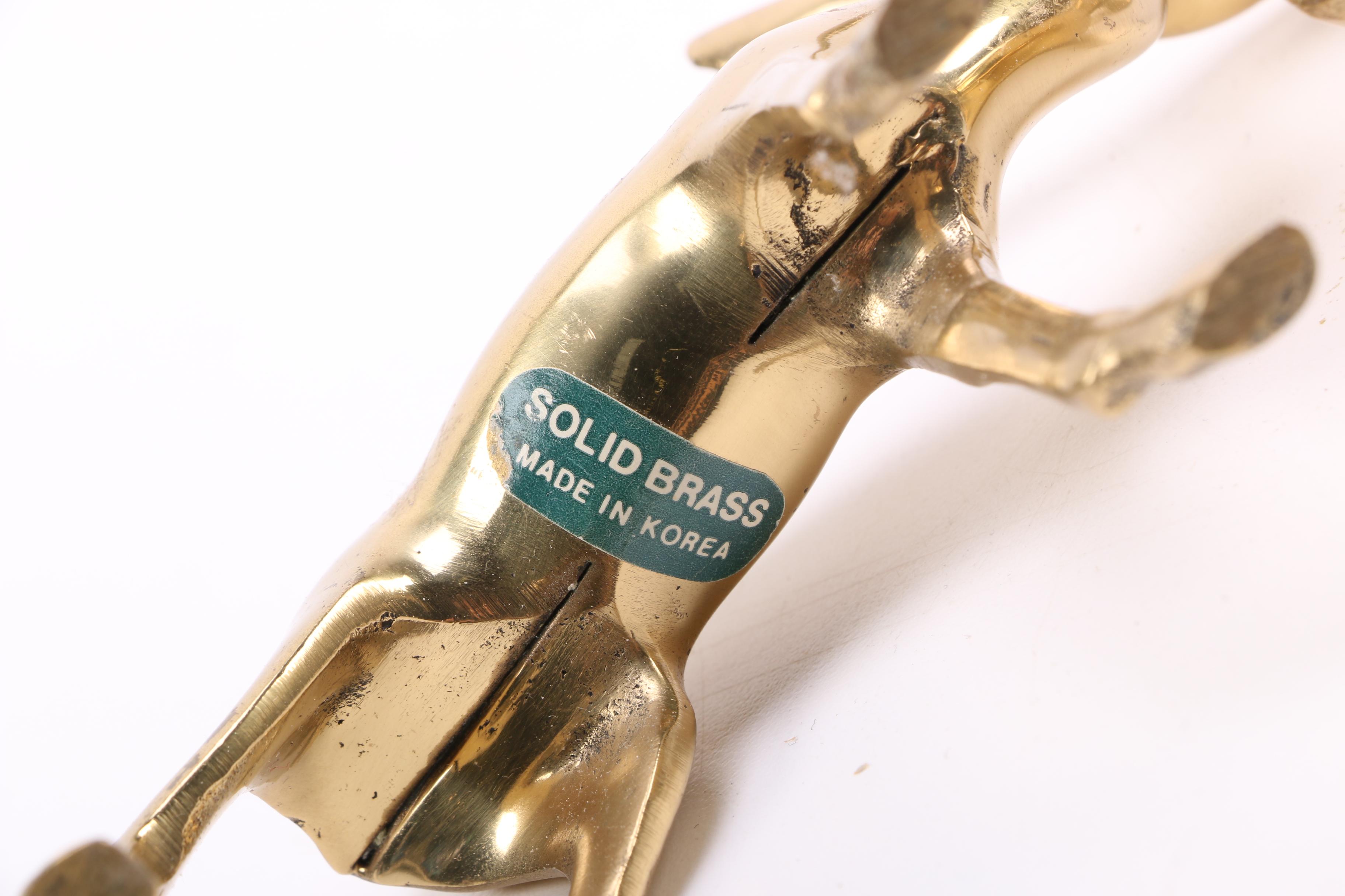 Brass Figurines and Décor