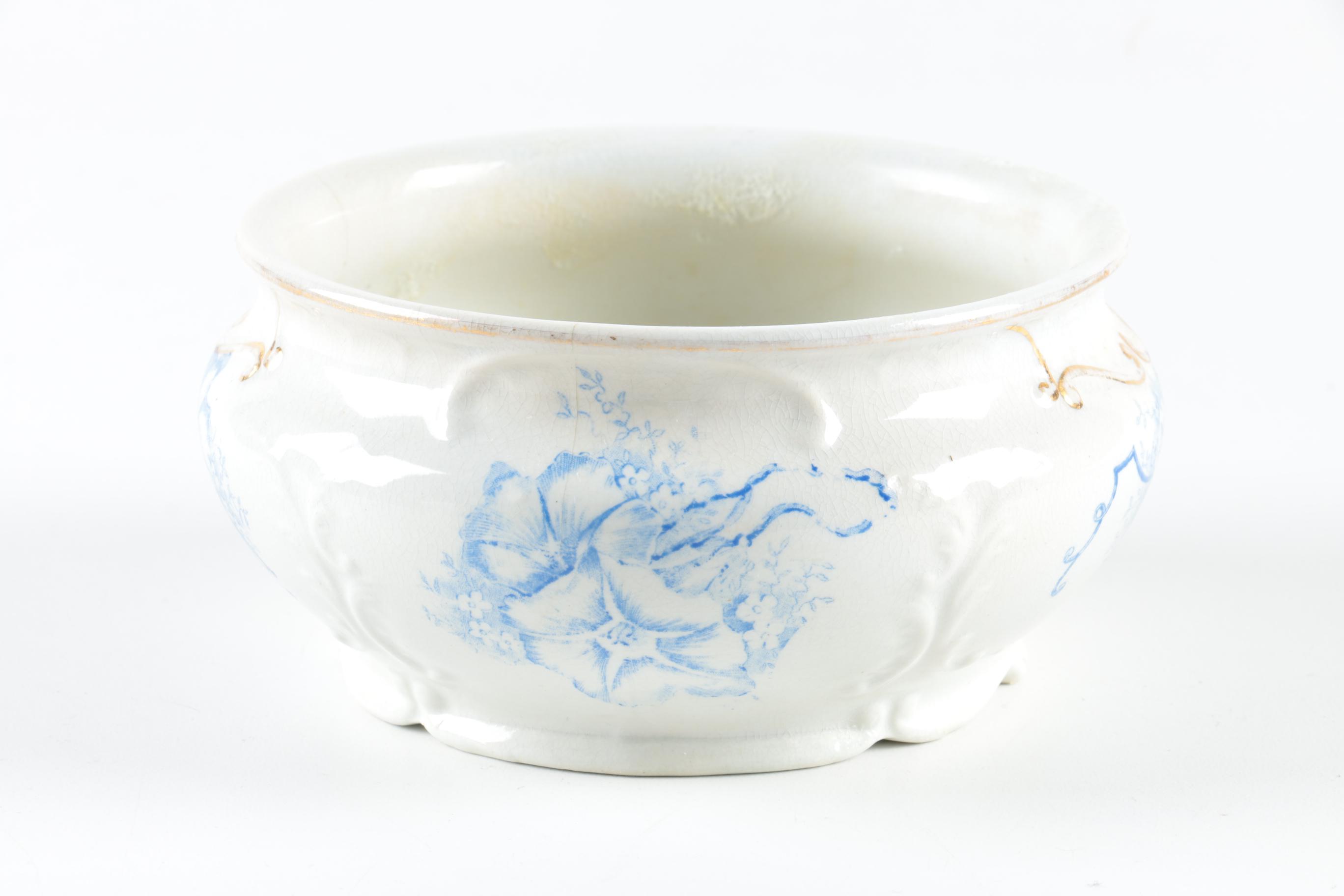 Alba China Pitcher, Vase, and Bowl