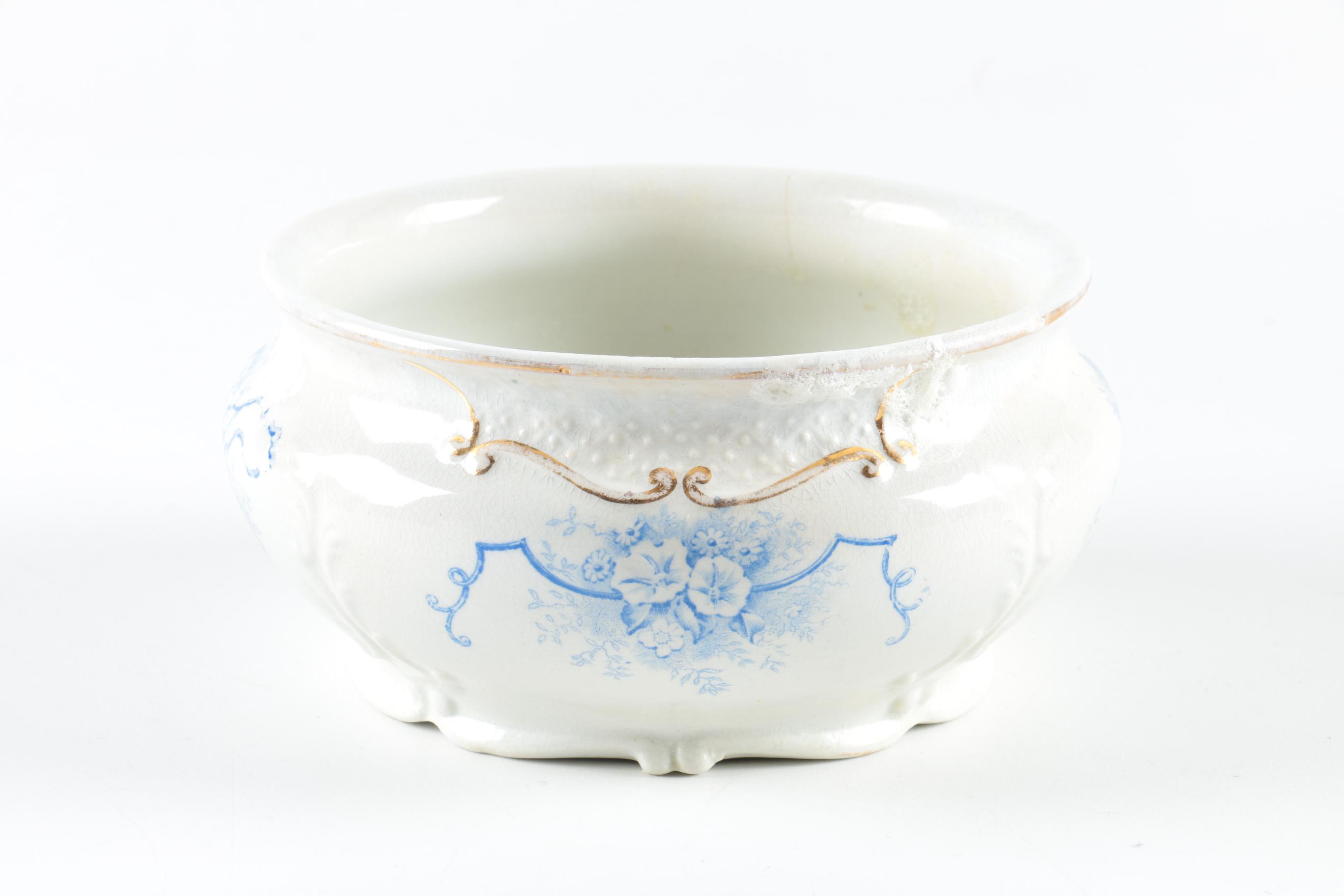 Alba China Pitcher, Vase, and Bowl