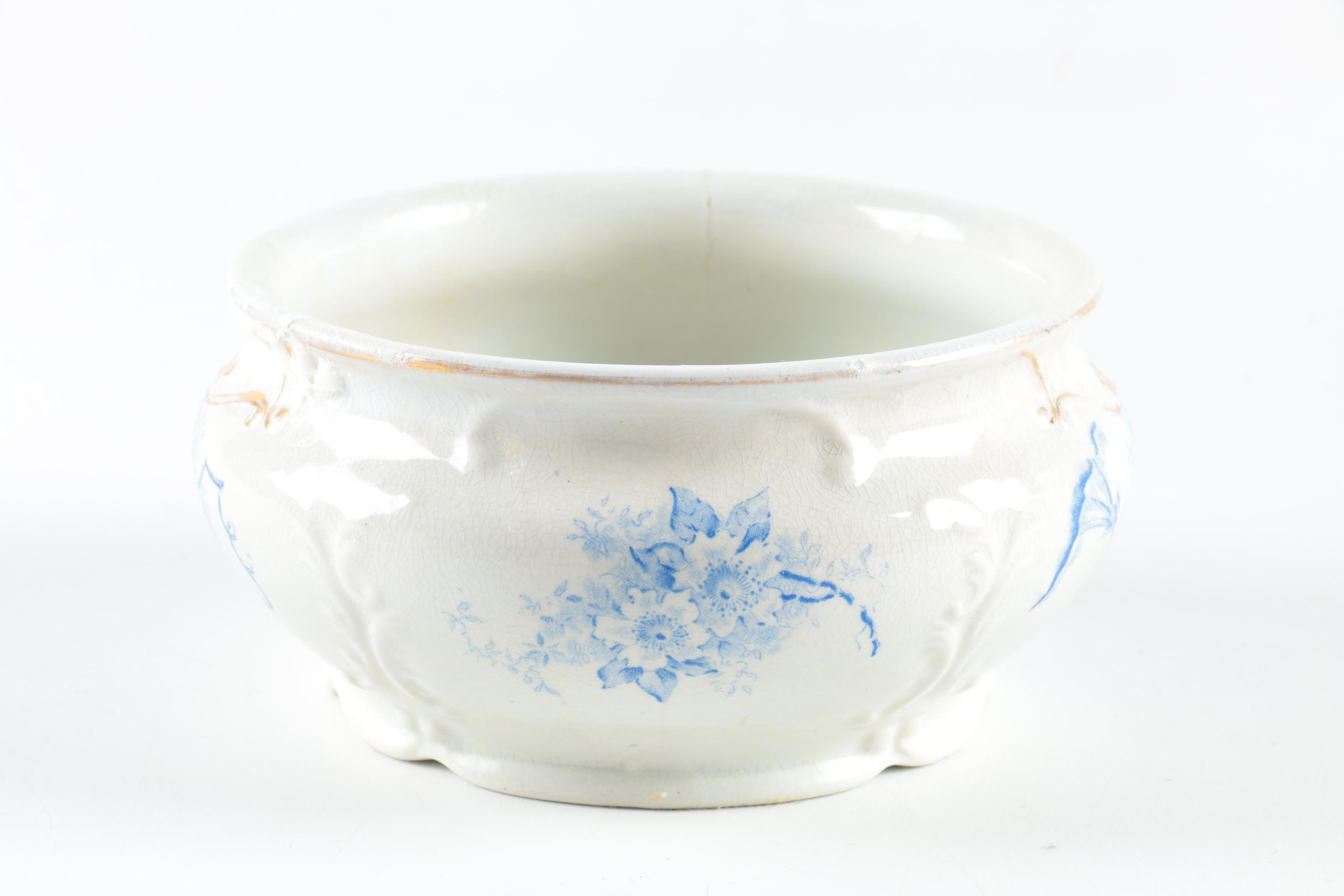 Alba China Pitcher, Vase, and Bowl