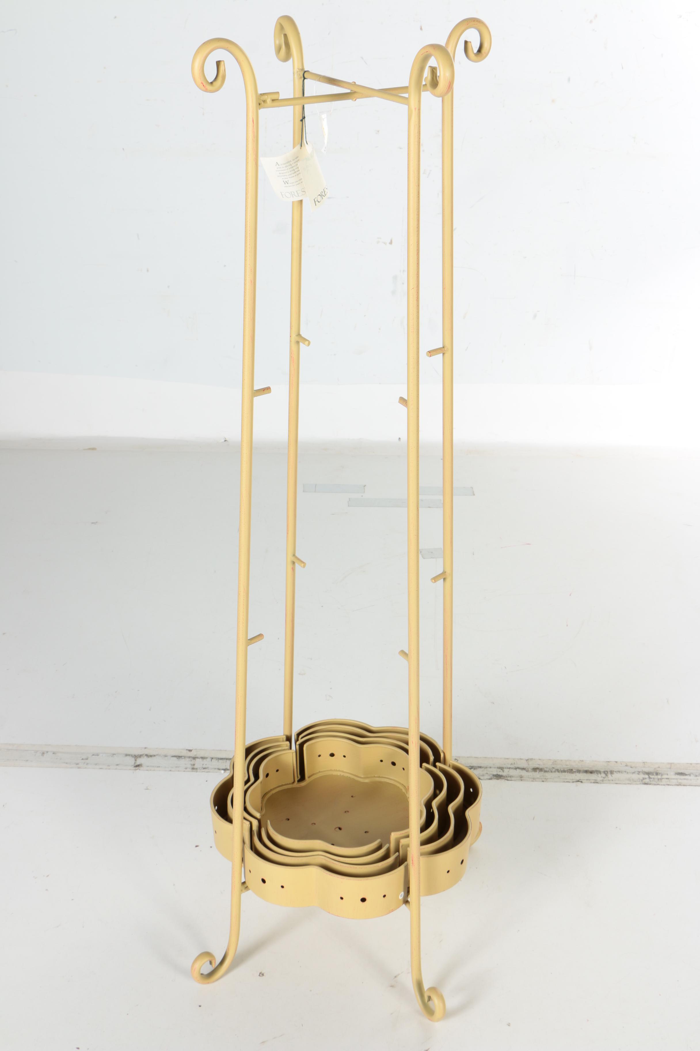 Foreside Home & Garden Foldable Etagere Plant Stand