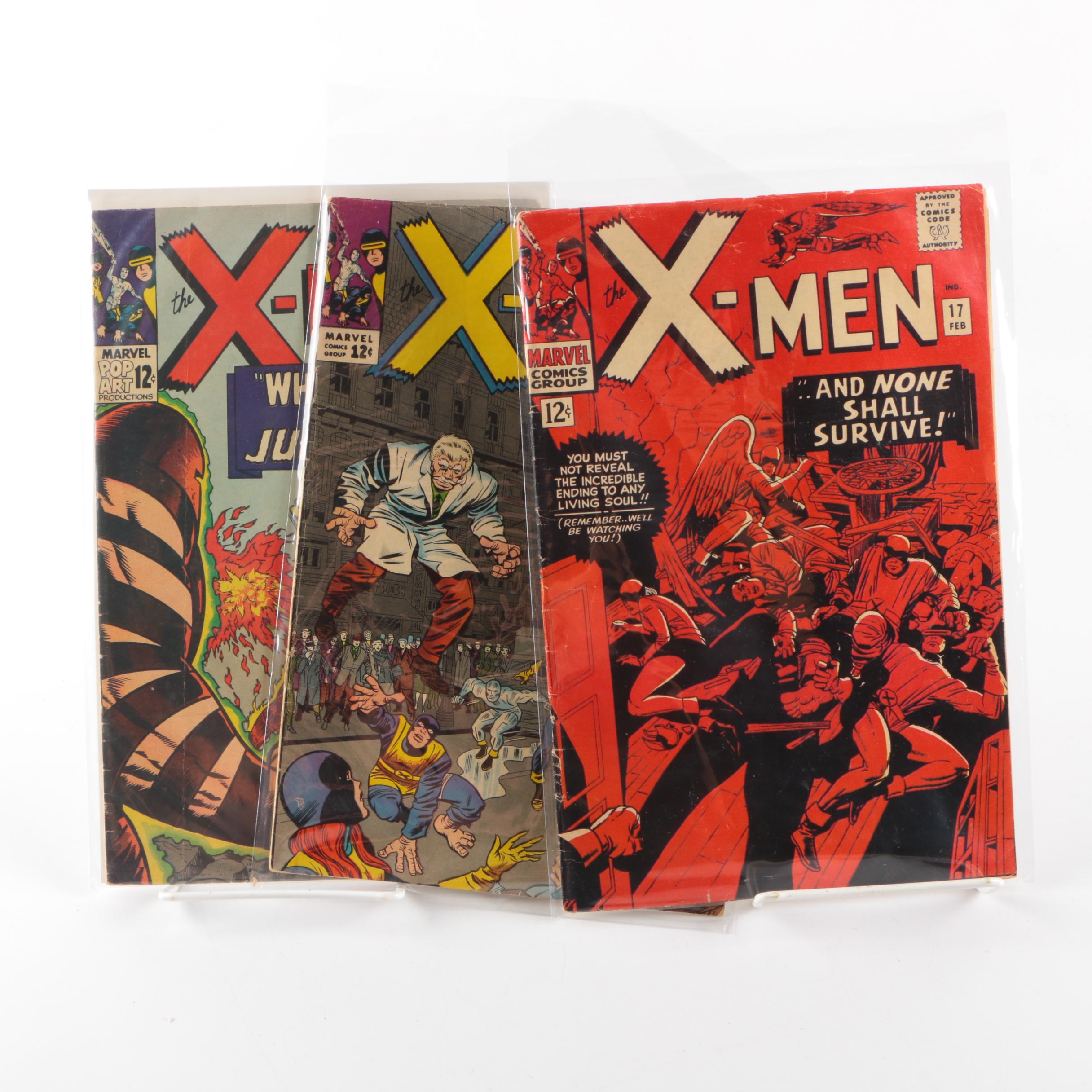 Silver Age Marvel "X-Men" Comics with First Appearance of the Stranger