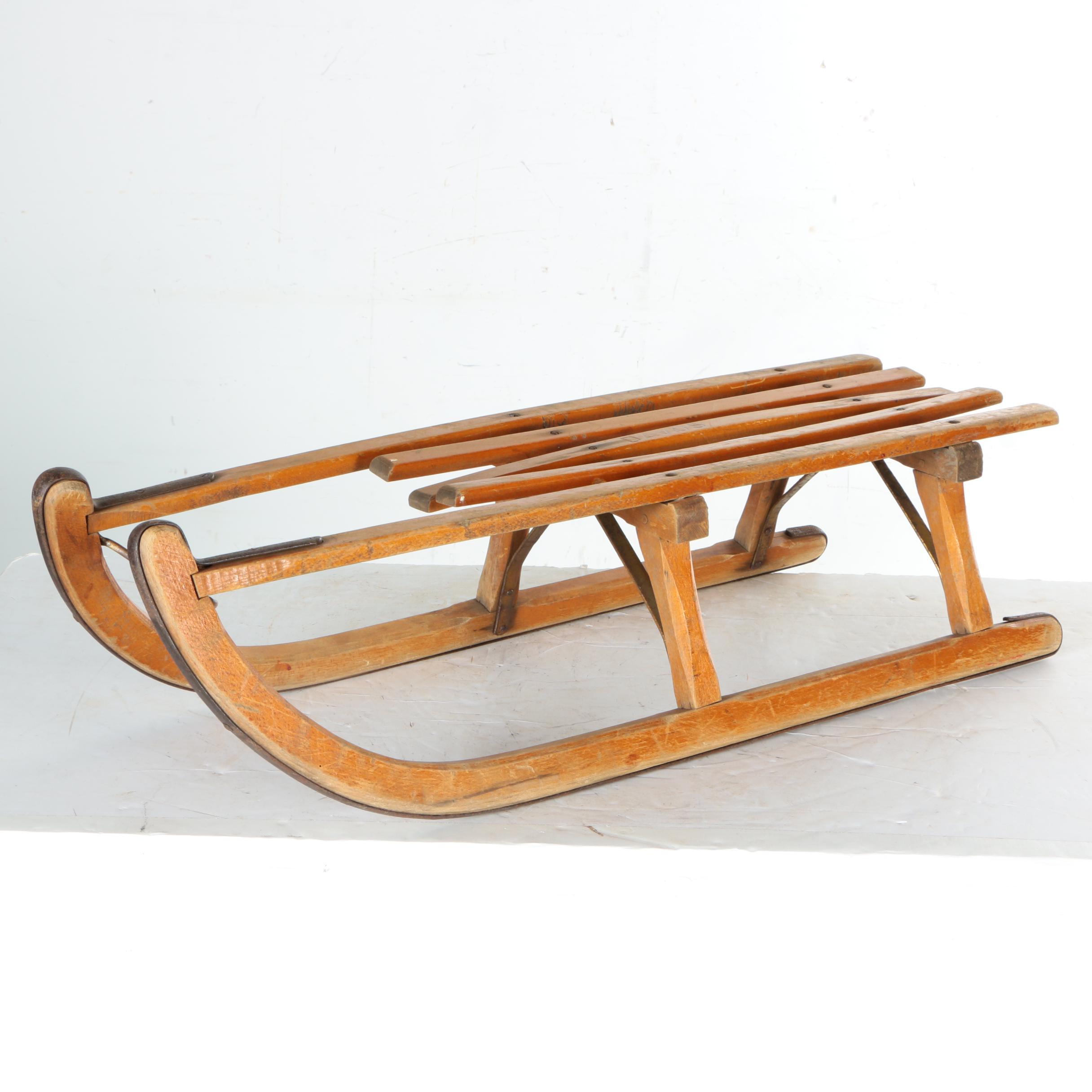 Davos Wooden Sleigh