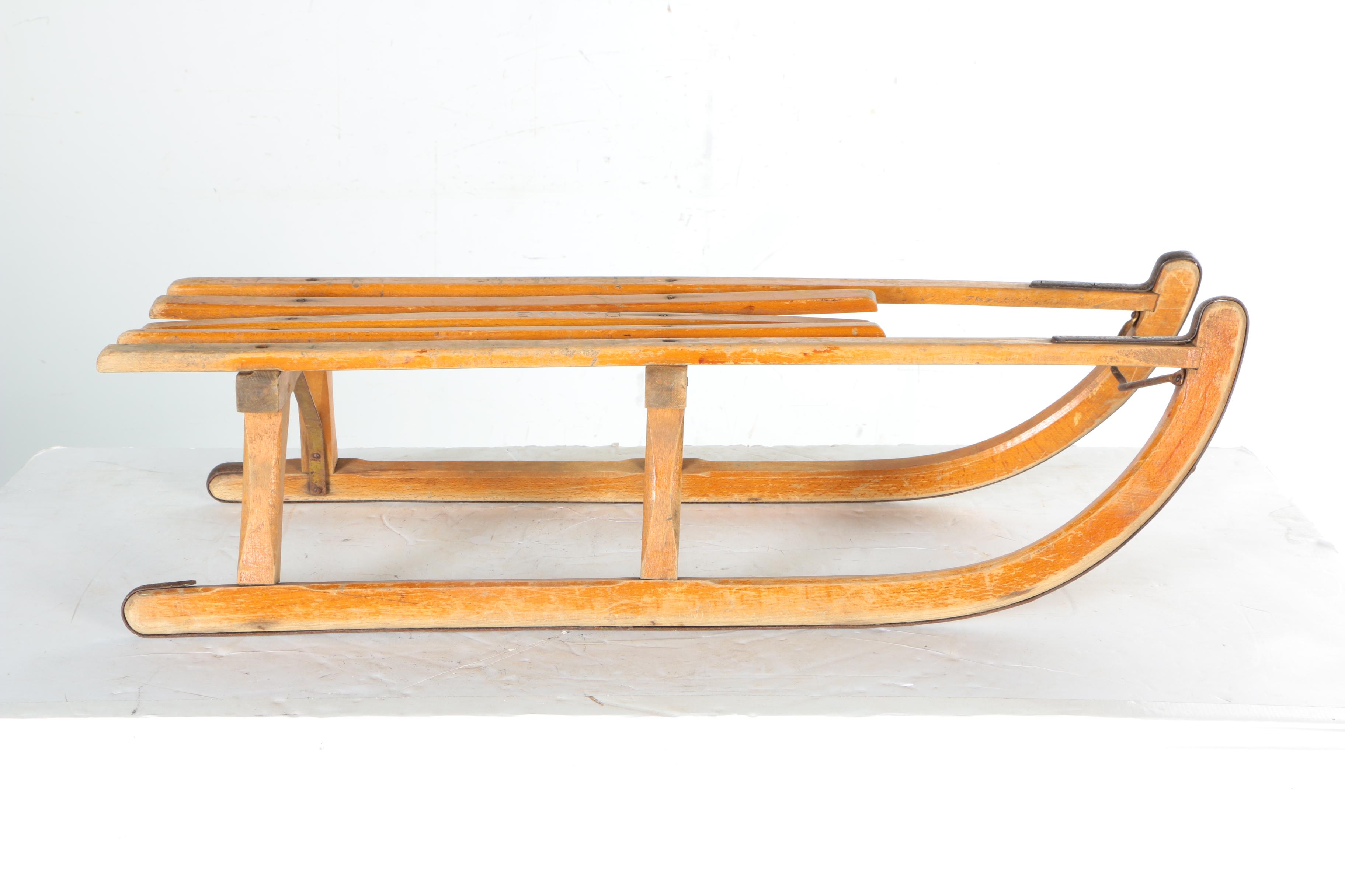 Davos Wooden Sleigh
