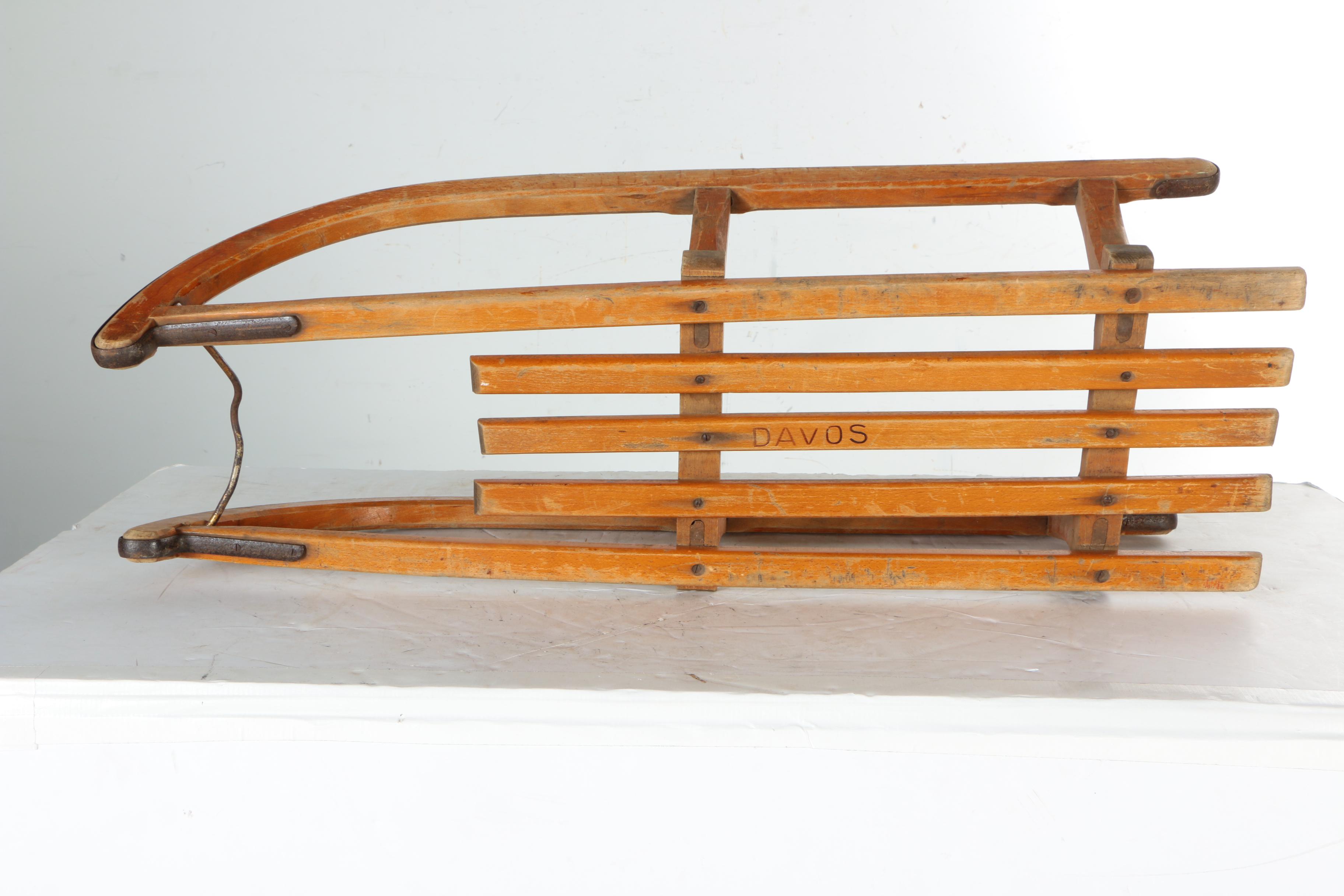 Davos Wooden Sleigh