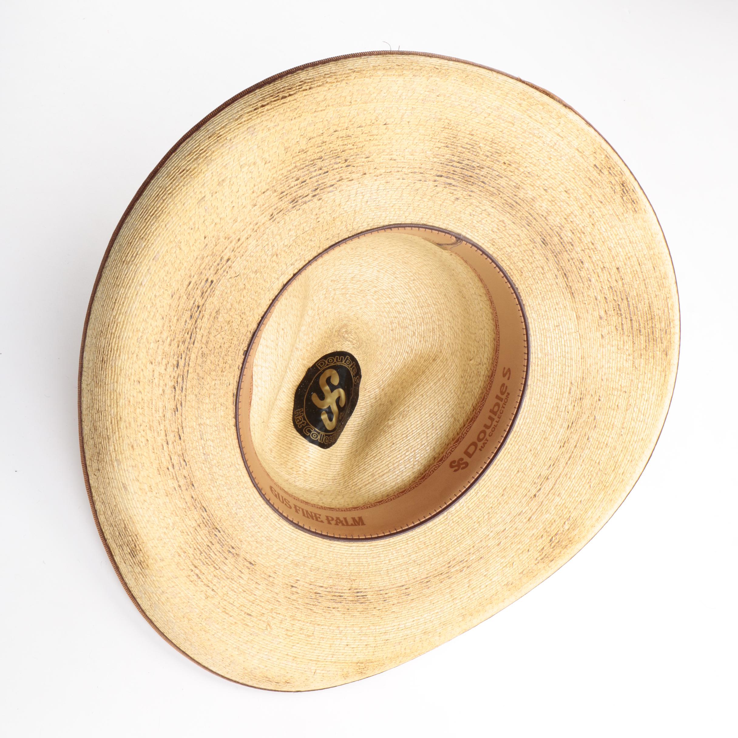 Double S Hat Collection Gus Fine Palm Hat