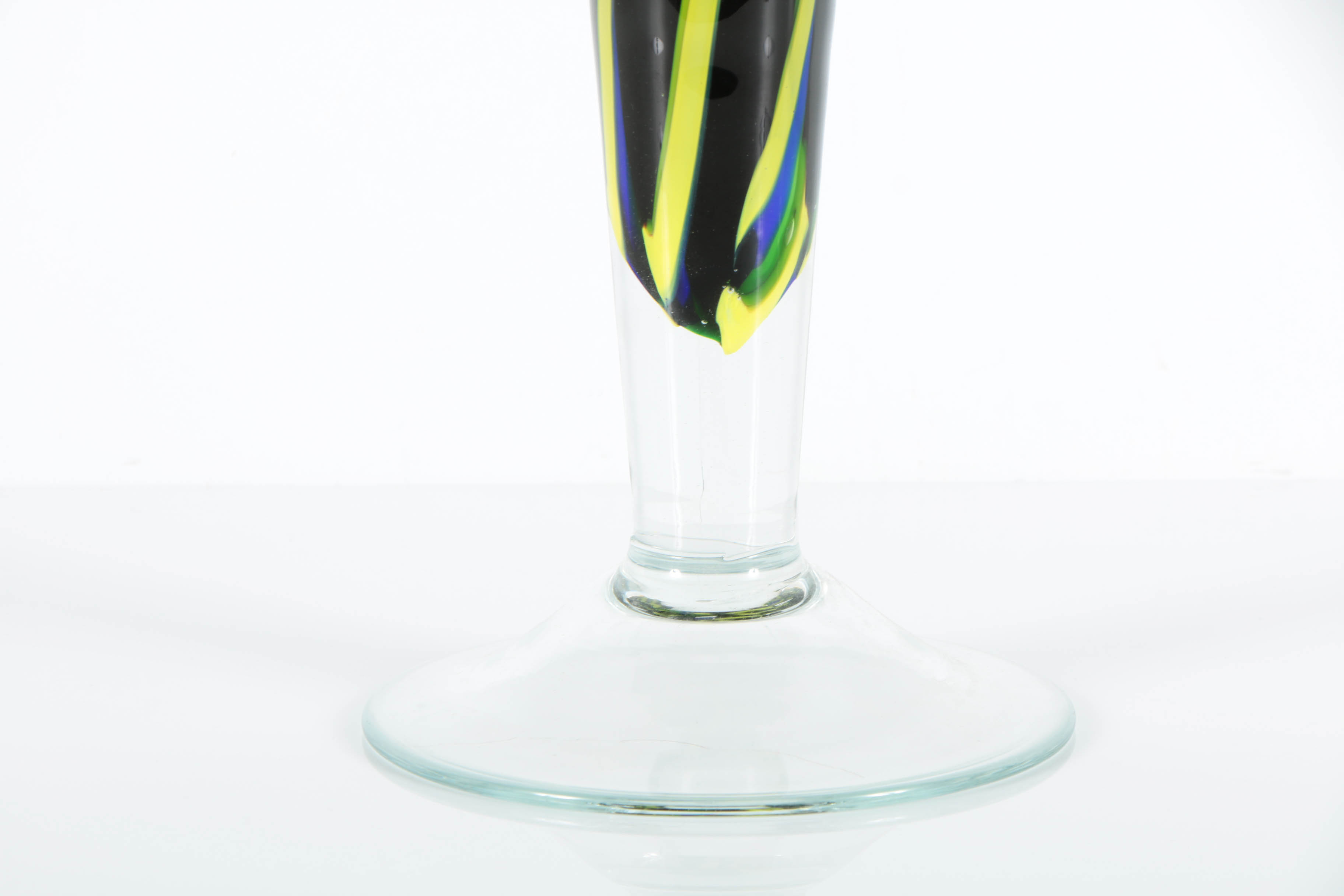 Makora Poland Art Glass Floor Vase