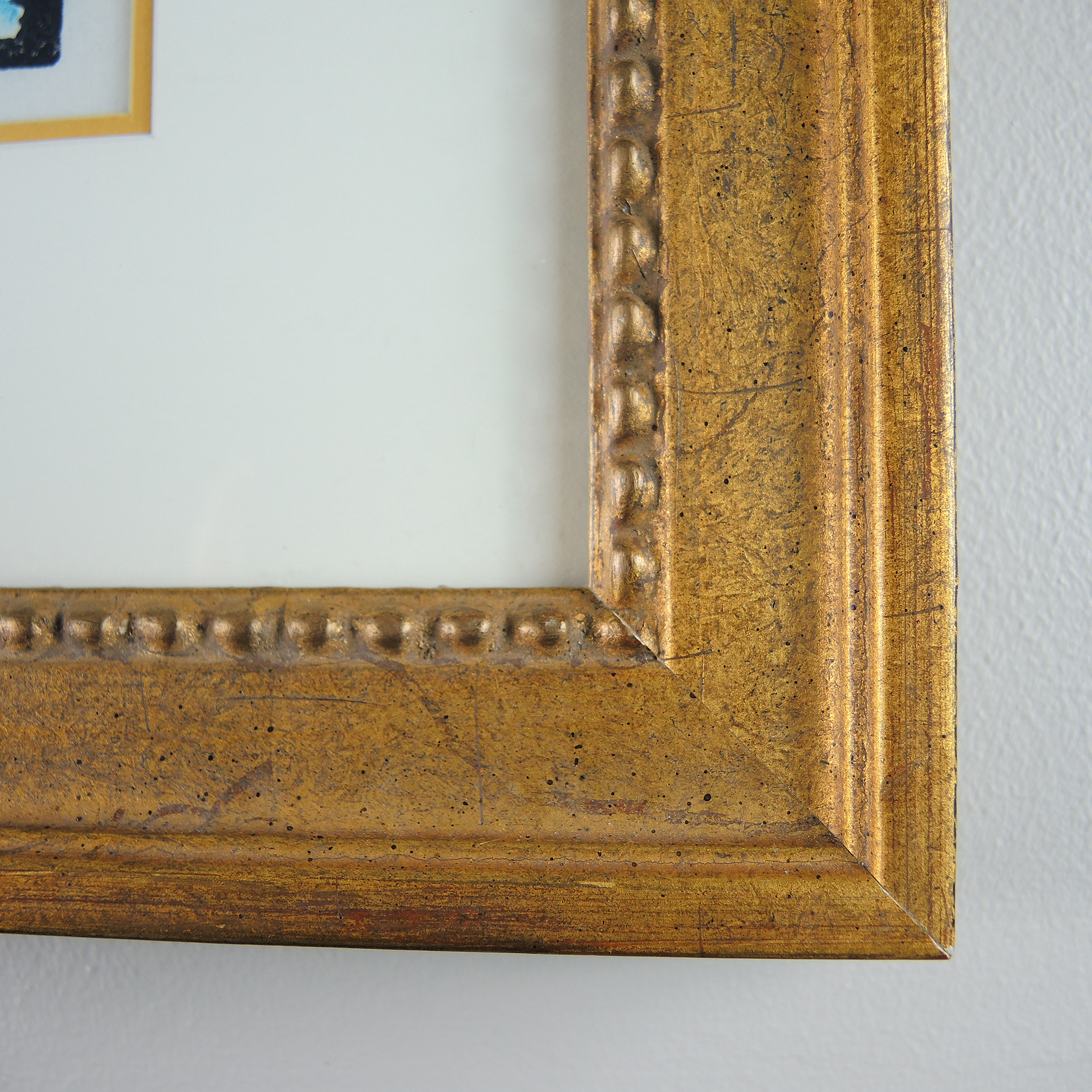 Edgar Louis Yaeger Hand Colored Woodblock Print of an Angel