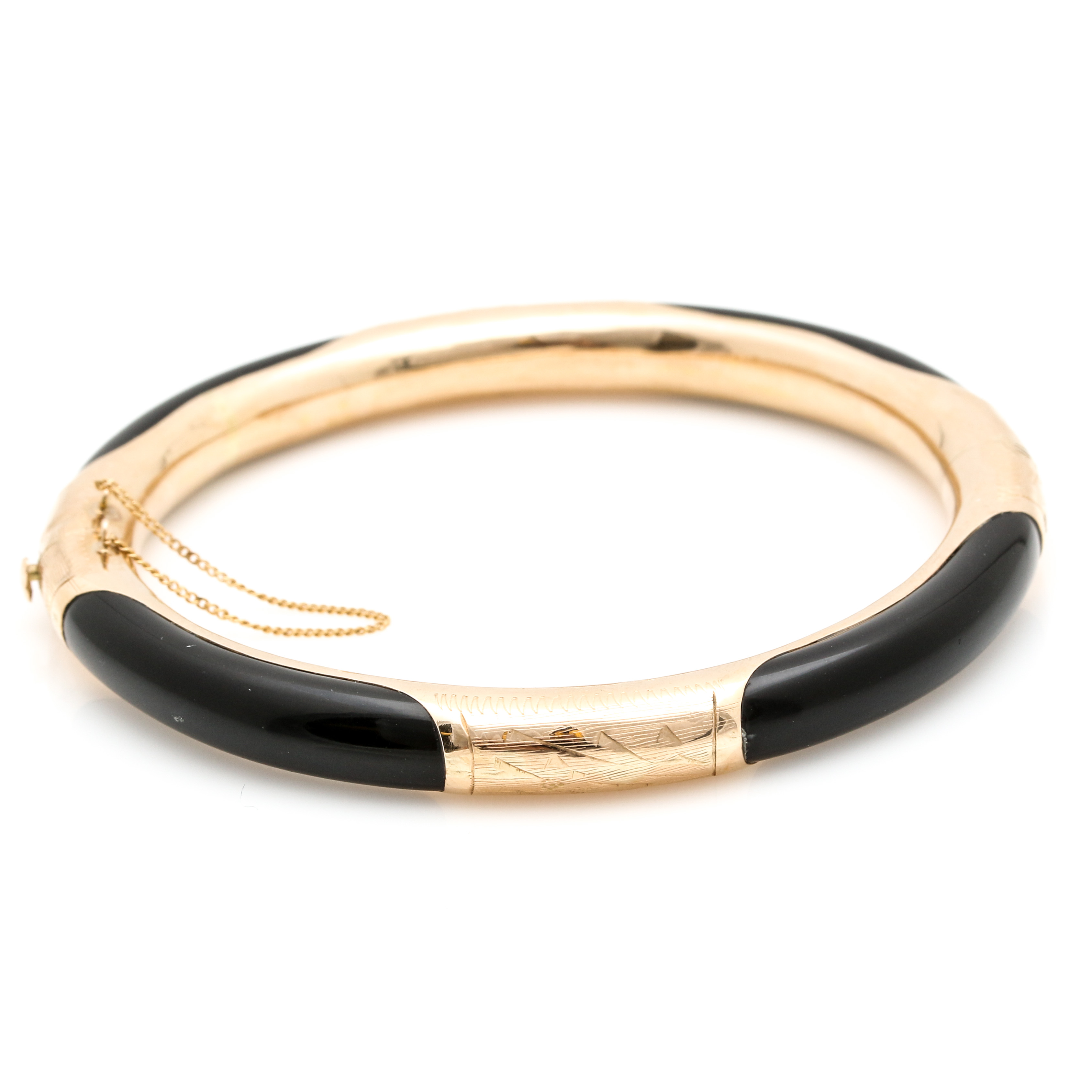 14k Yellow Gold Bangle Bracelet