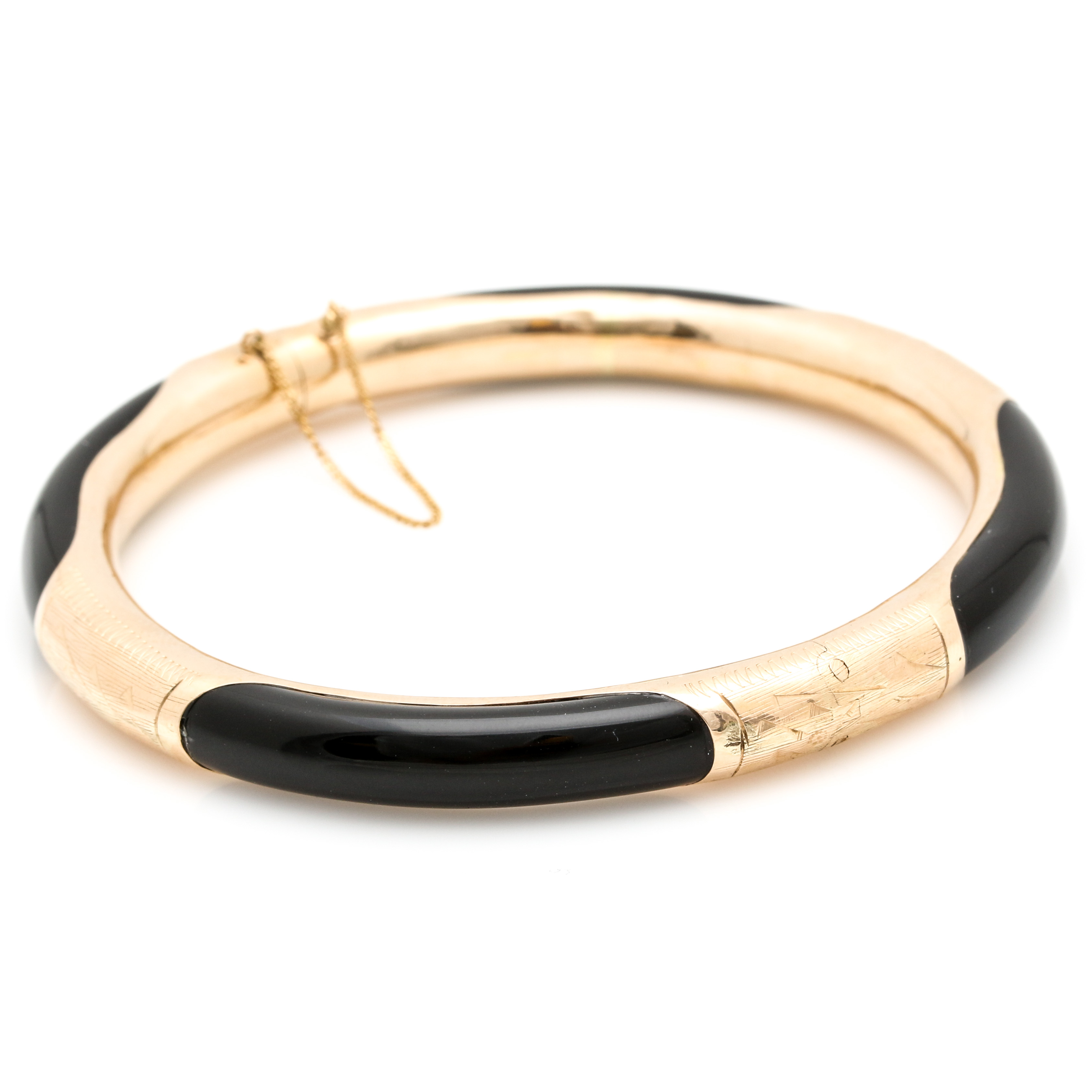 14k Yellow Gold Bangle Bracelet