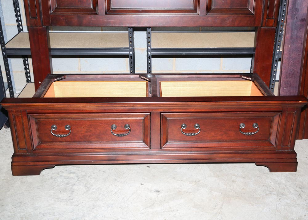 Queen Size "Turner" Storage Bed by Haverty's Furniture