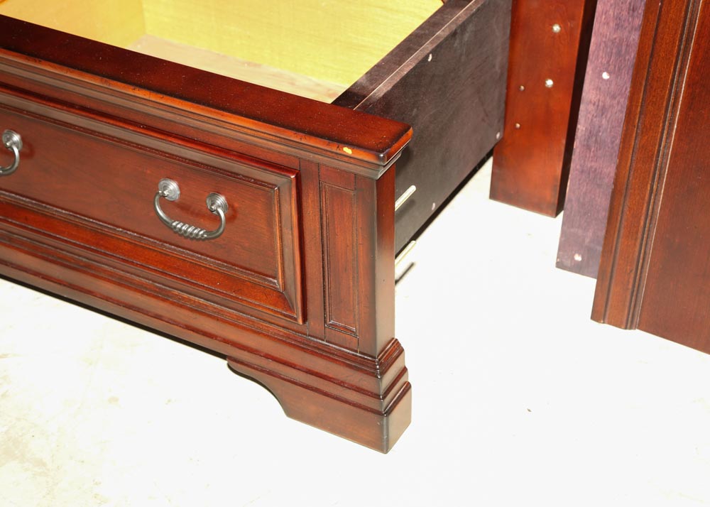 Queen Size "Turner" Storage Bed by Haverty's Furniture