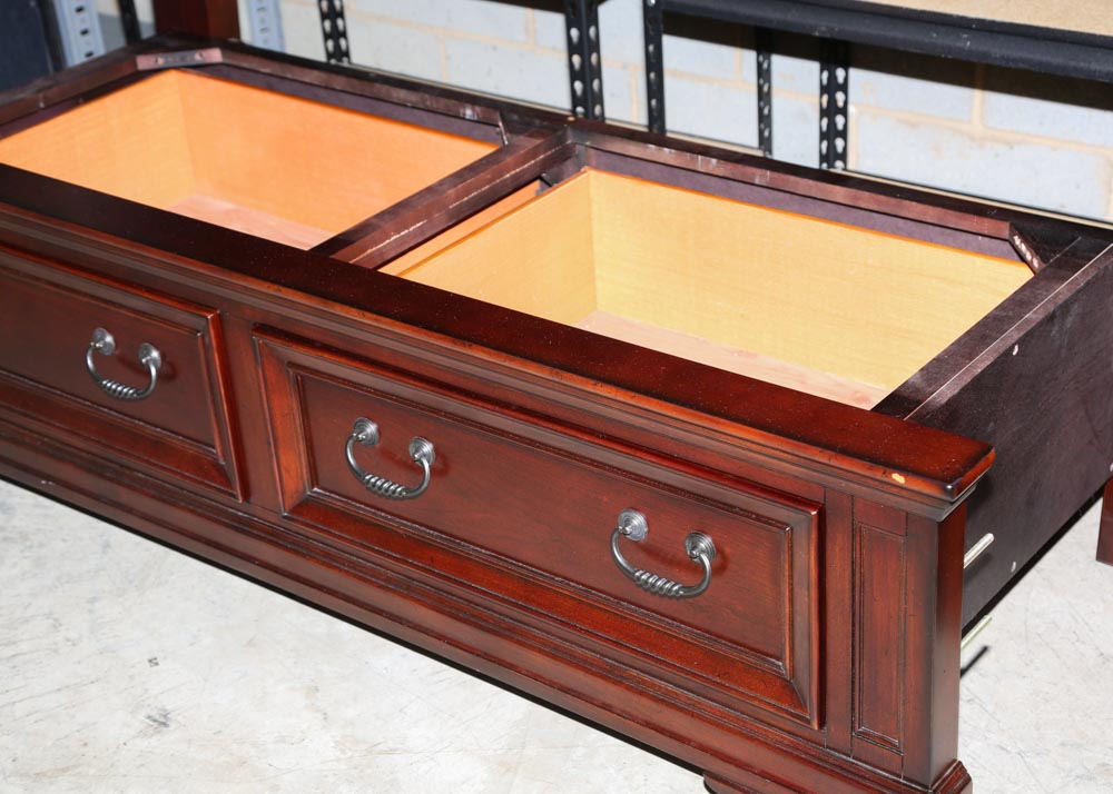 Queen Size "Turner" Storage Bed by Haverty's Furniture