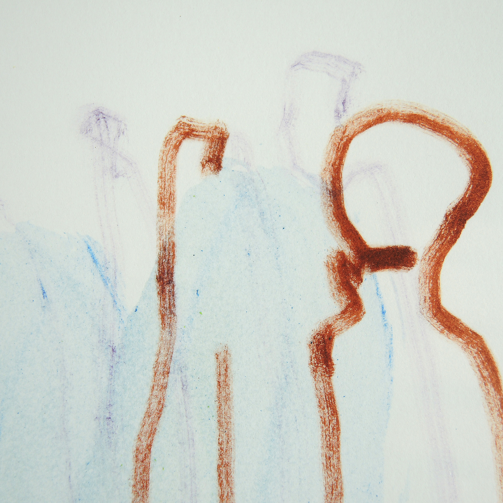 Paul Chidlaw Watercolor on Paper "Adventures Into Subtleties"