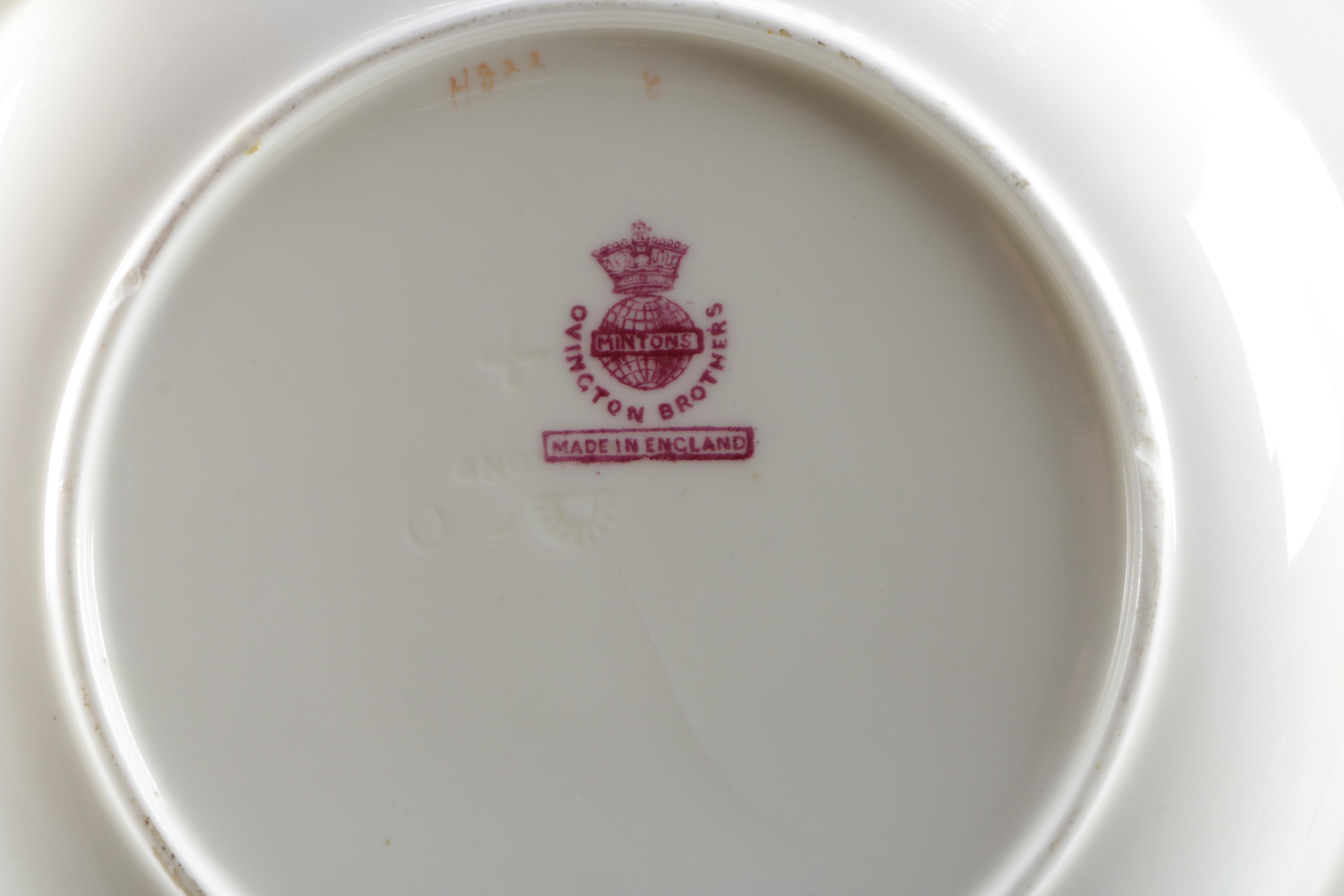 Collection of Gilt Trimmed Tableware