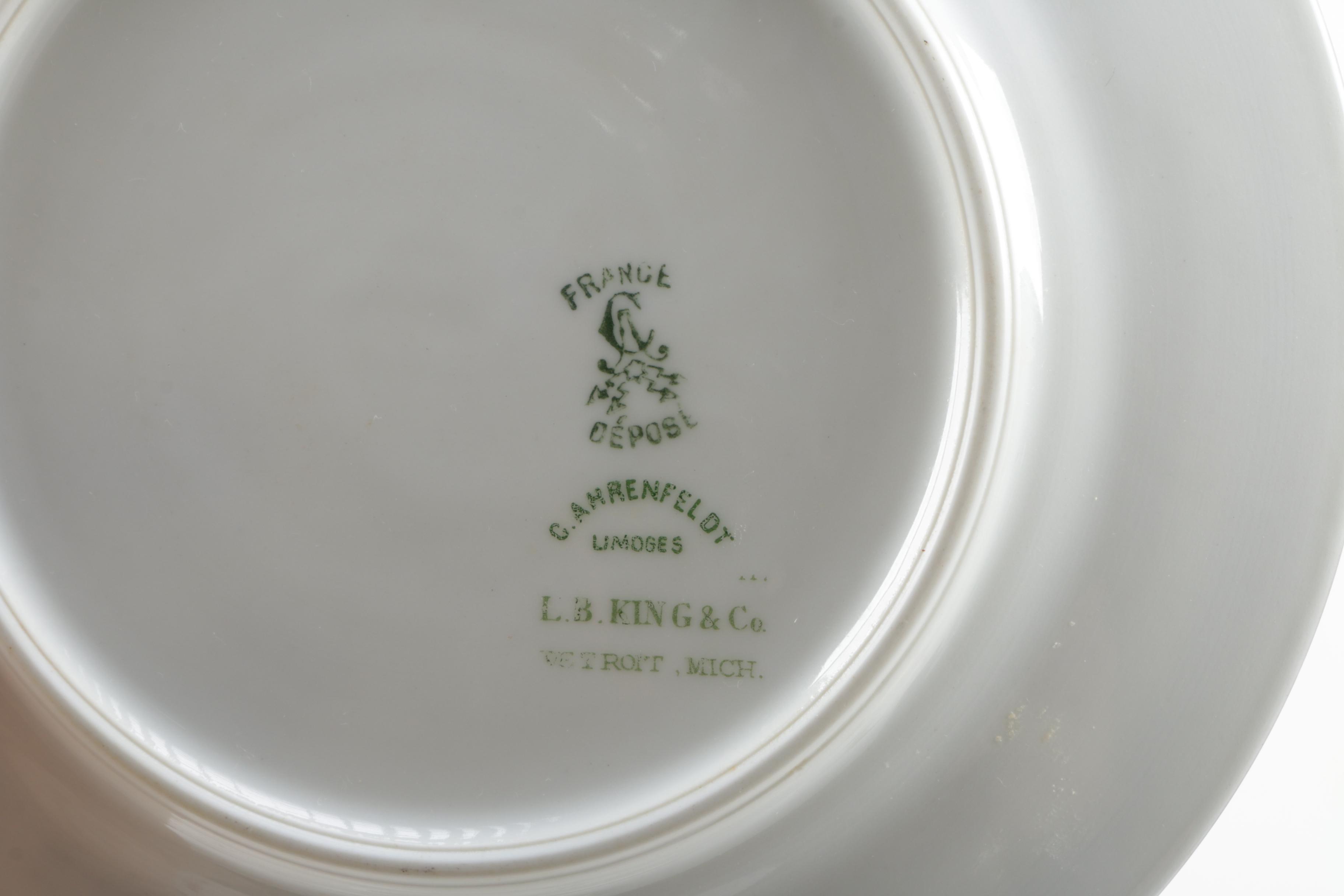 Collection of Gilt Trimmed Tableware