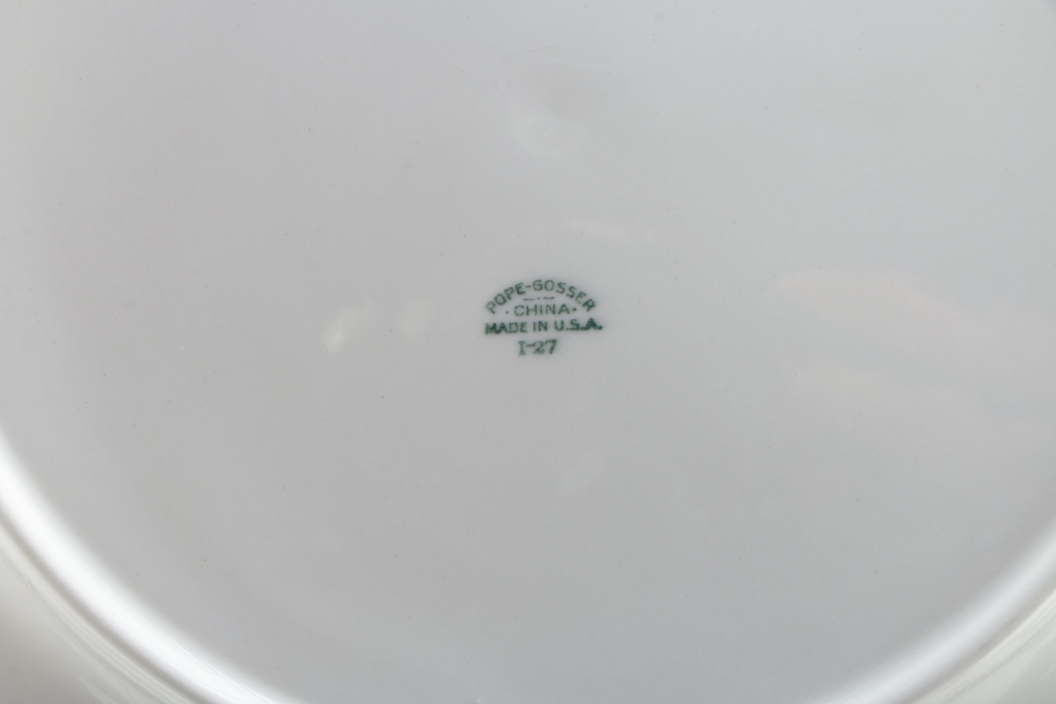 Collection of Gilt Trimmed Tableware