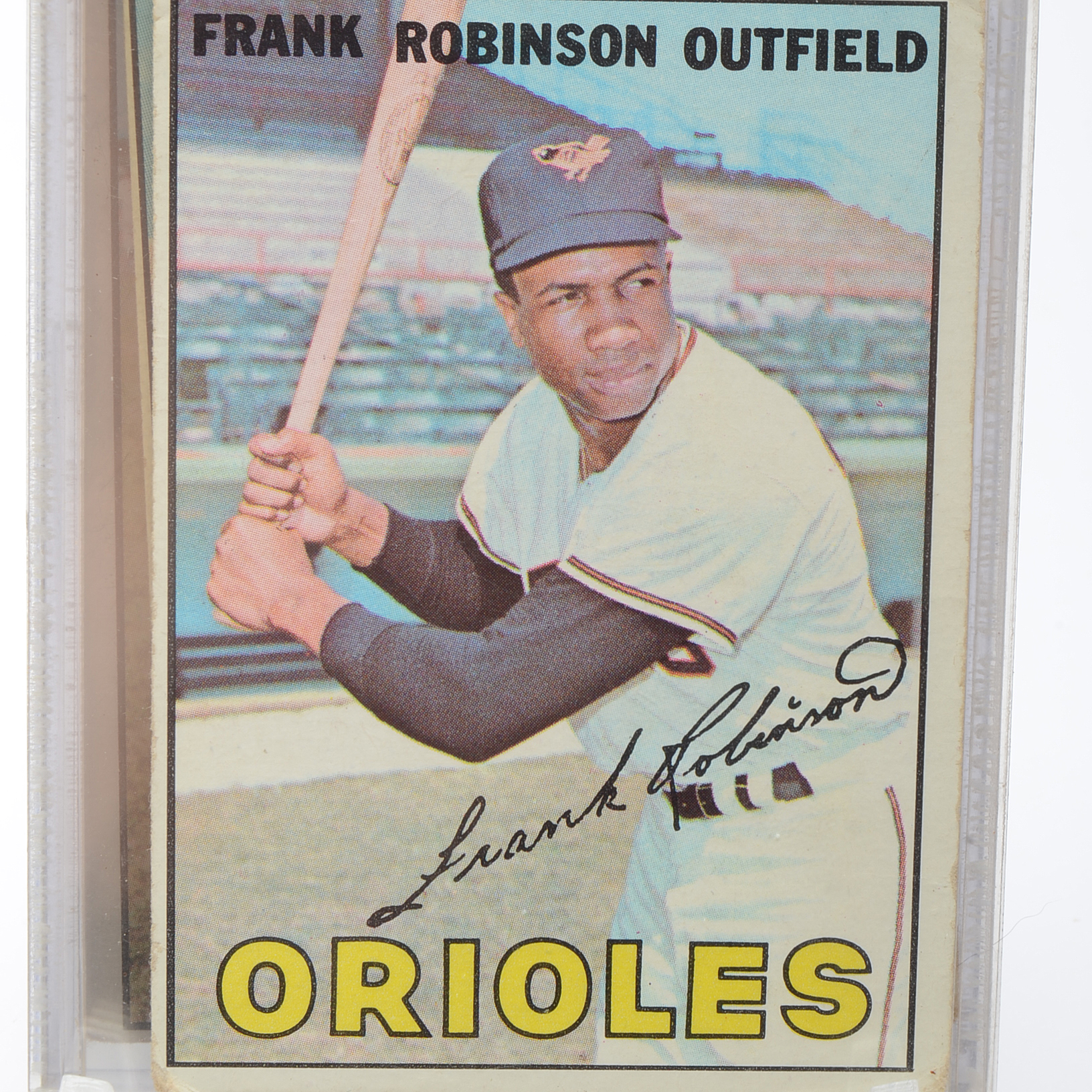 1967 Aaron, Banks, Robinson, and Kaline Topps Baseball Cards