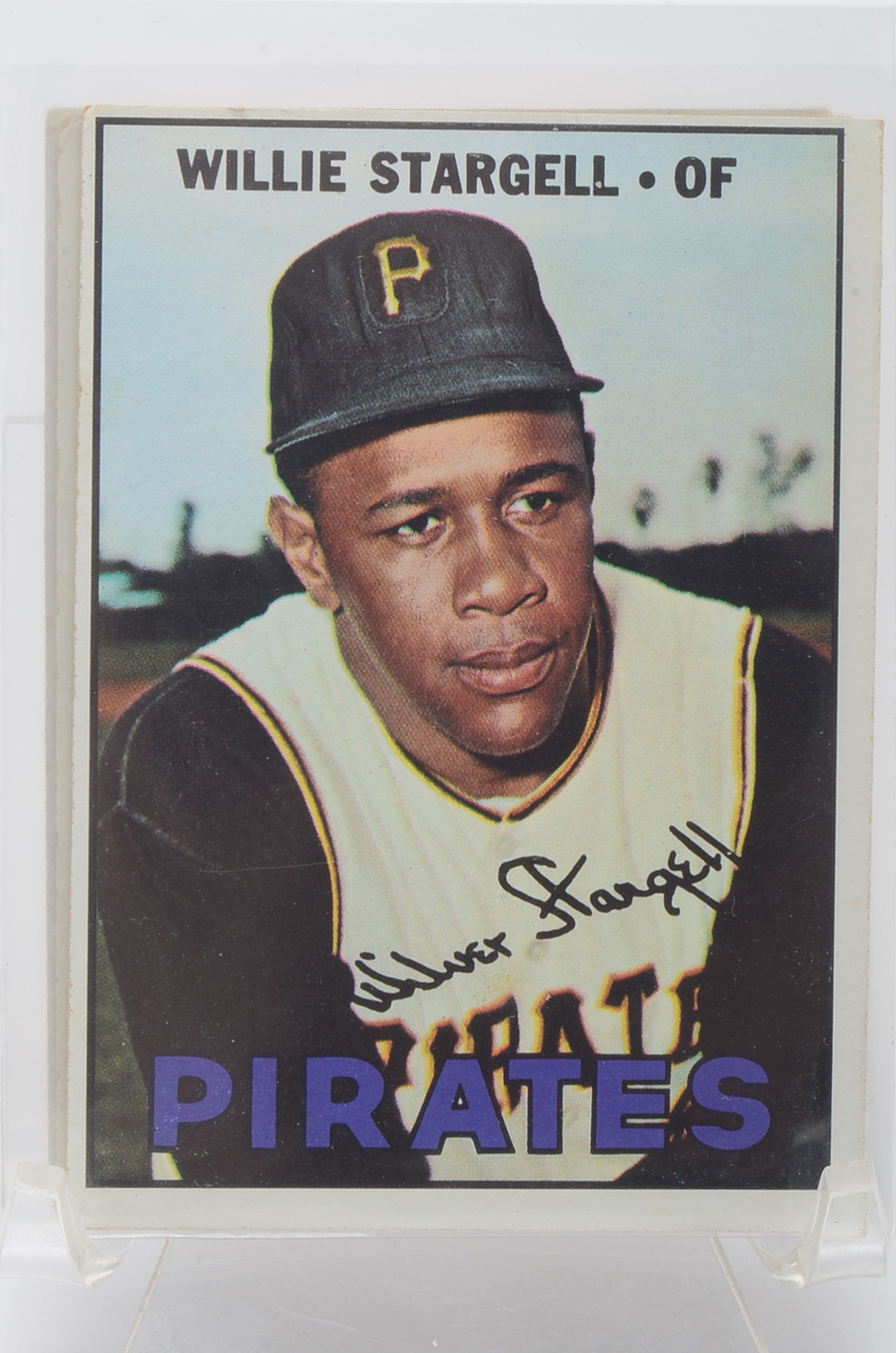 Eleven 1967 Topps Baseball Cards With Maris, Morgan, Ford, Stargell, and Others