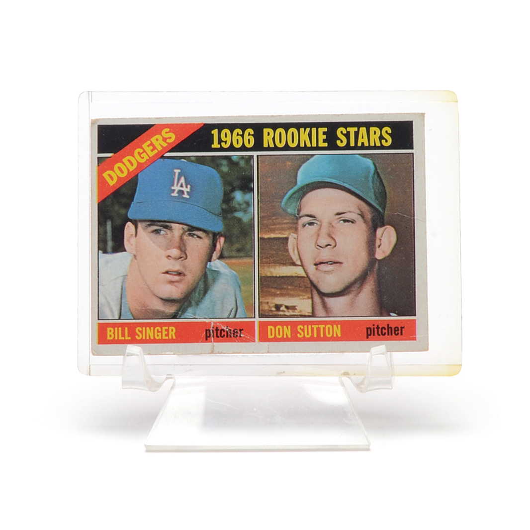 1966 Don Sutton Dodgers Rookie Topps Baseball card