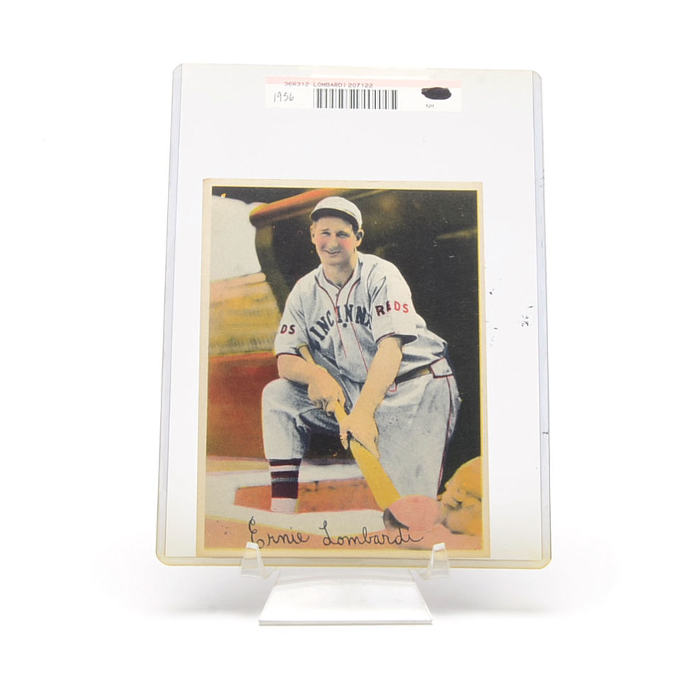 1936 Ernie Lombardi "R312" Pastel Colored Photo Card