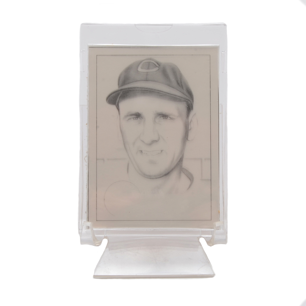 1953 Ken Raffensberger Cincinnati Reds Topps Archives Negative Baseball Card