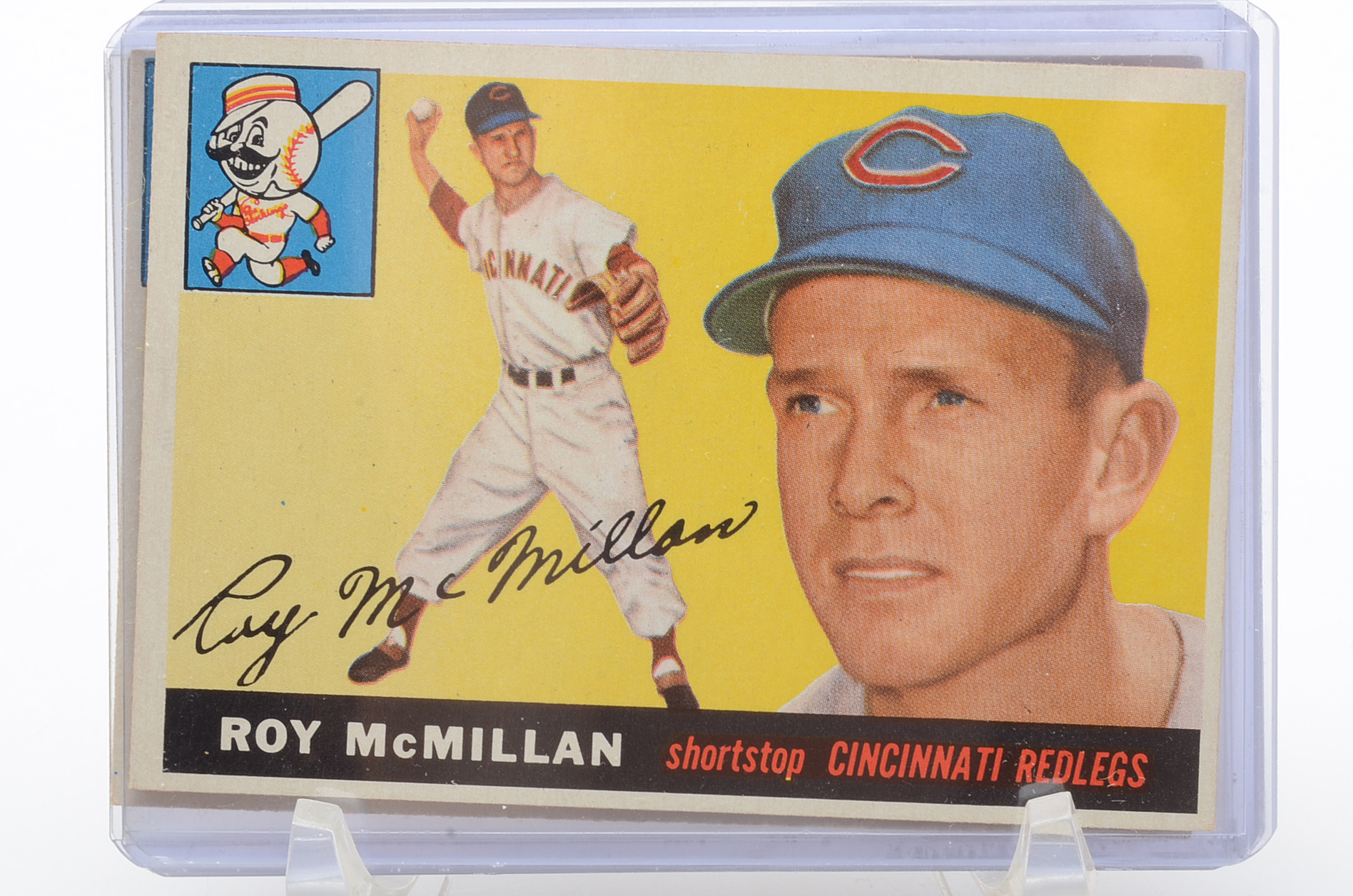 Twelve 1955 Cincinnati Reds Topps Baseball Cards