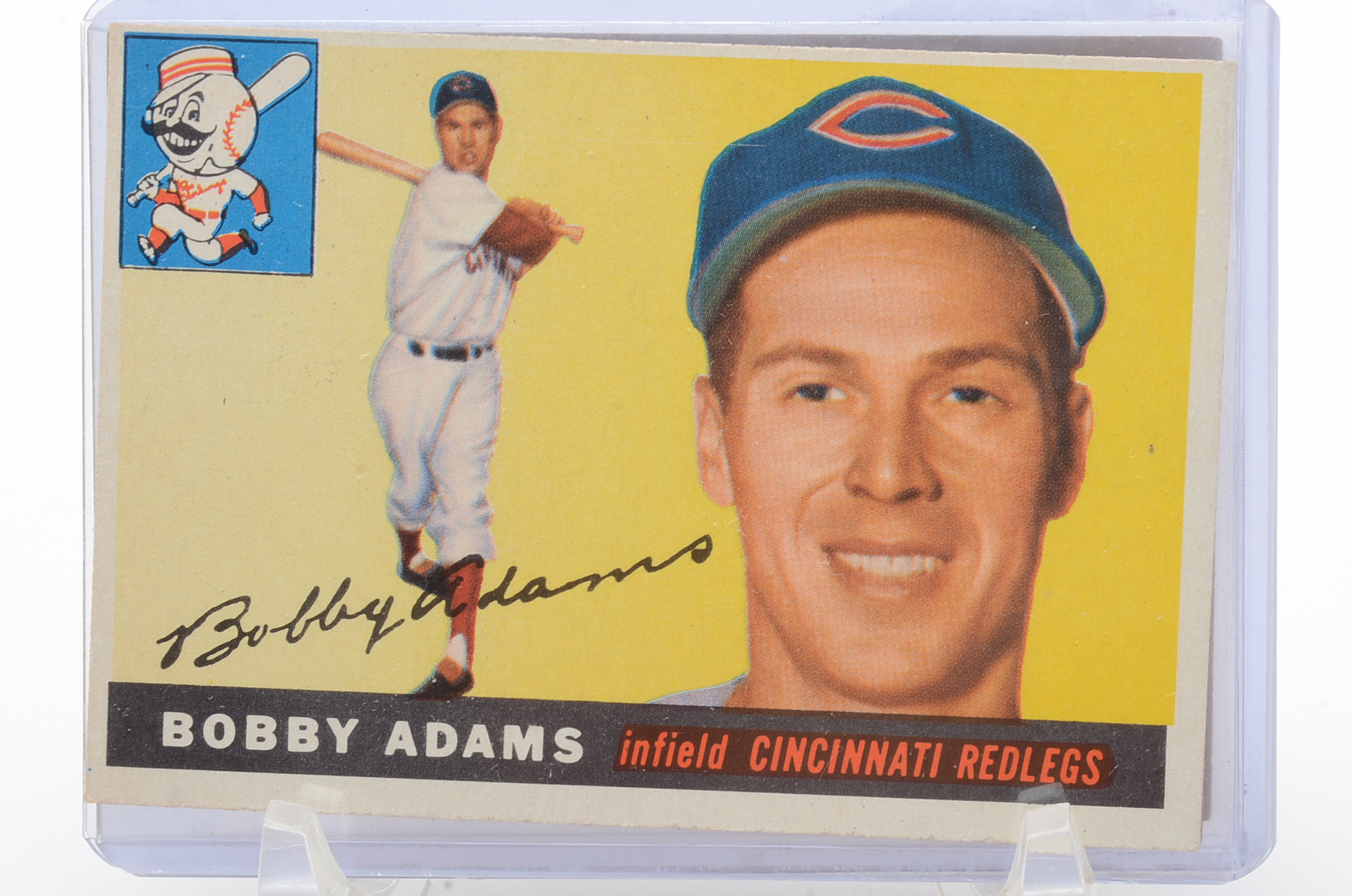 Twelve 1955 Cincinnati Reds Topps Baseball Cards