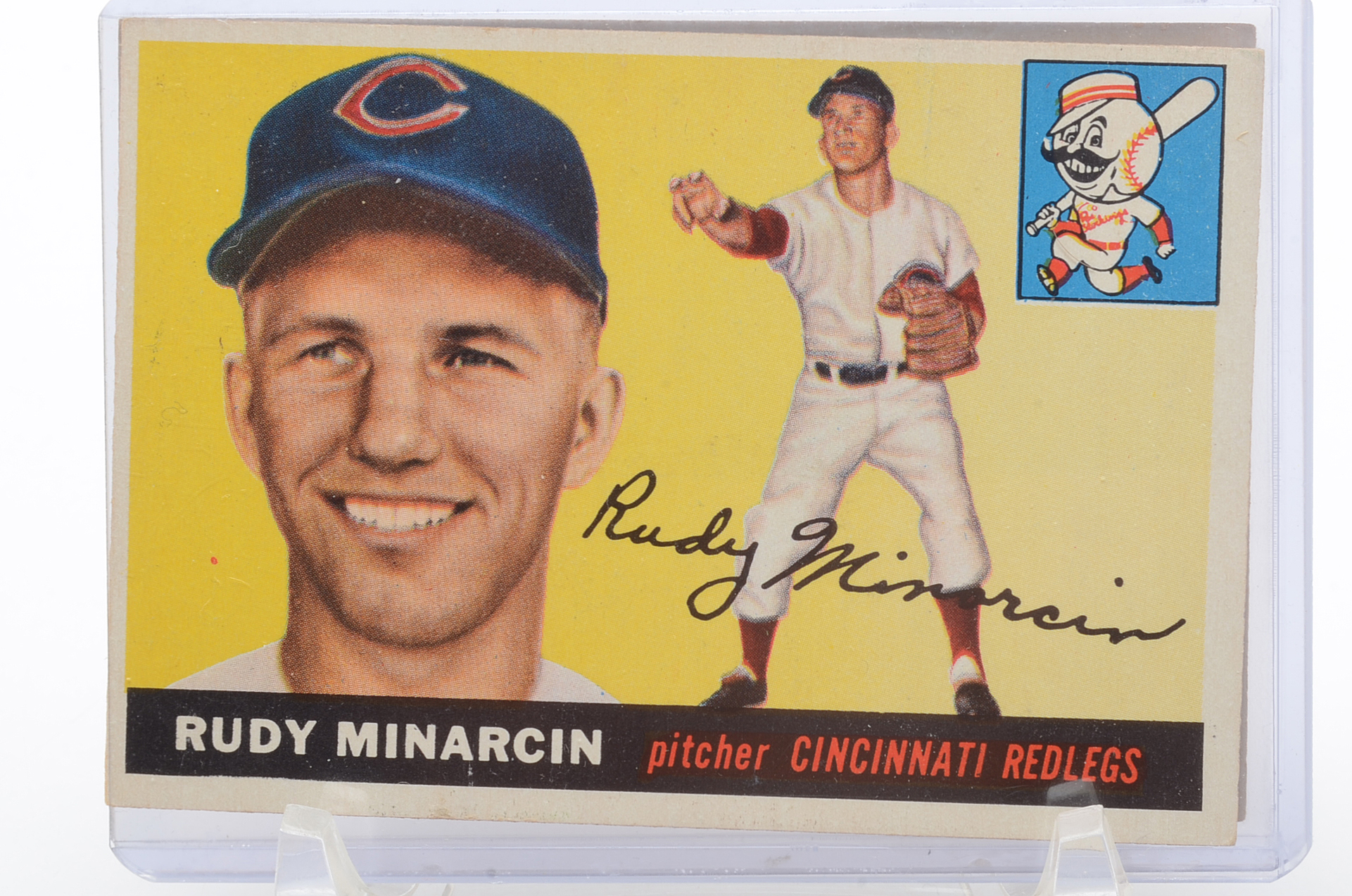 Twelve 1955 Cincinnati Reds Topps Baseball Cards