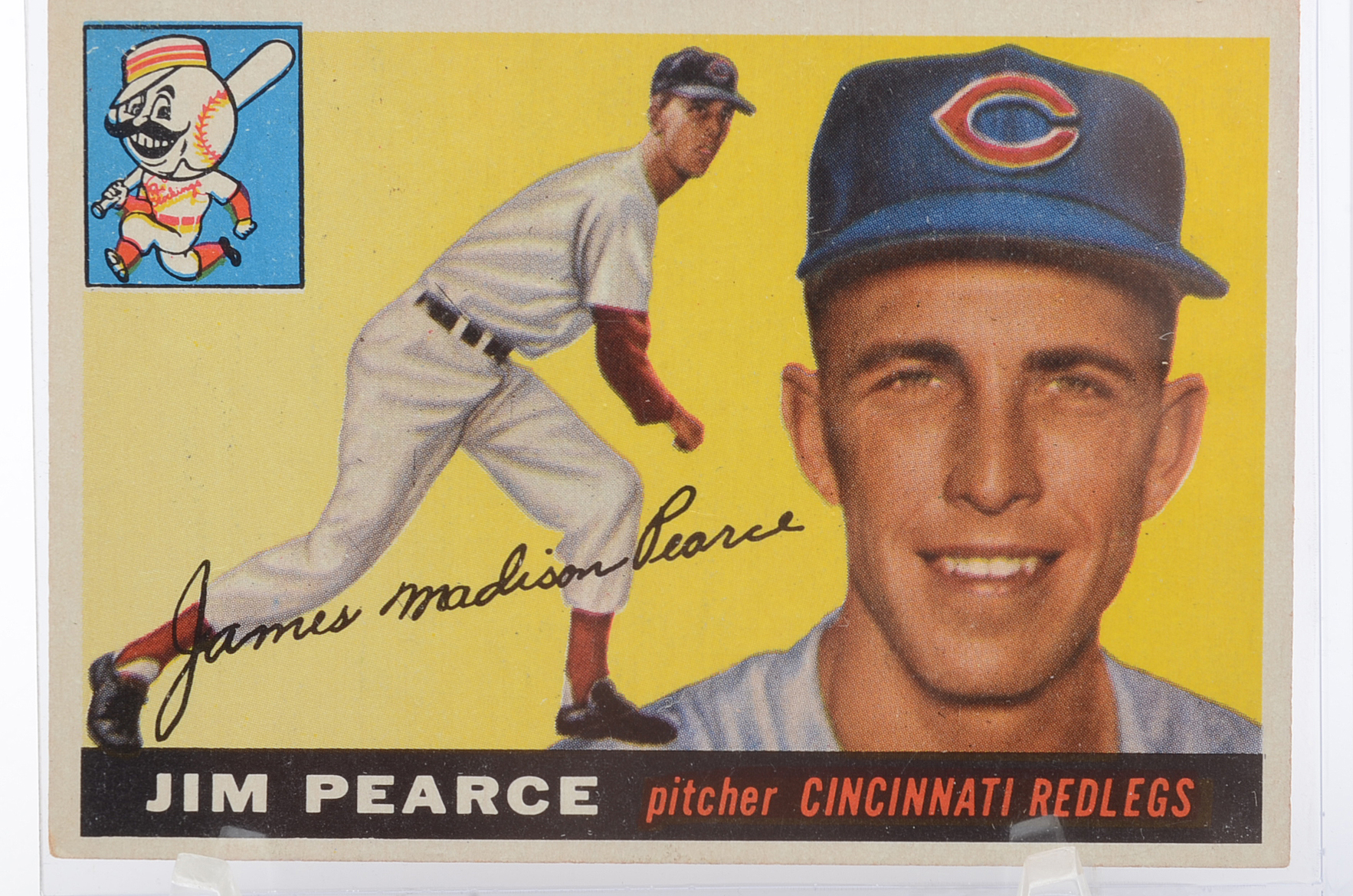 Twelve 1955 Cincinnati Reds Topps Baseball Cards