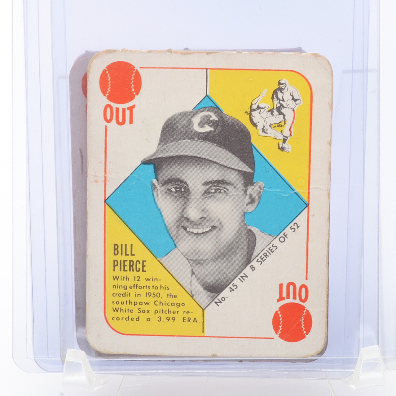 Eleven 1951 AL "Red and Blue Backs" Baseball Cards