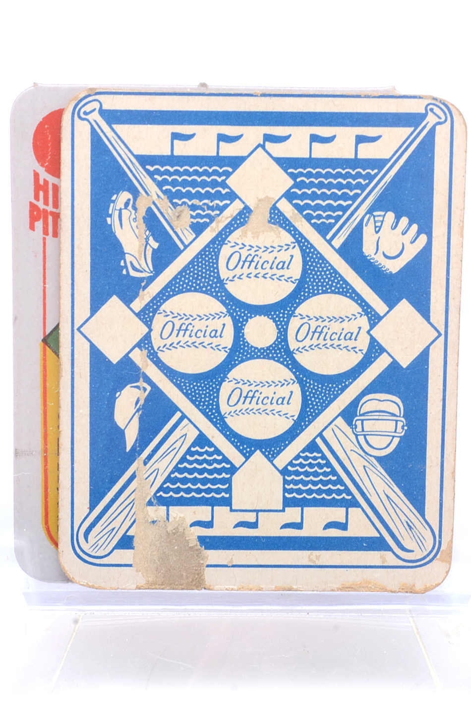 Eleven 1951 AL "Red and Blue Backs" Baseball Cards