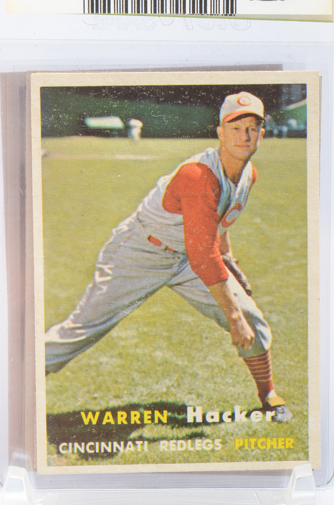 Nine 1957 Cincinnati Reds Players Topps Baseball Cards