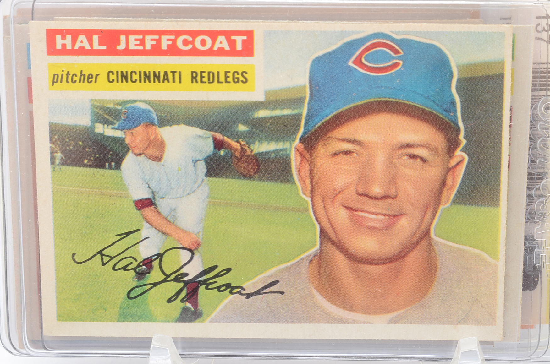 Fourteen 1956 Cincinnati Reds Players Topps Baseball Cards