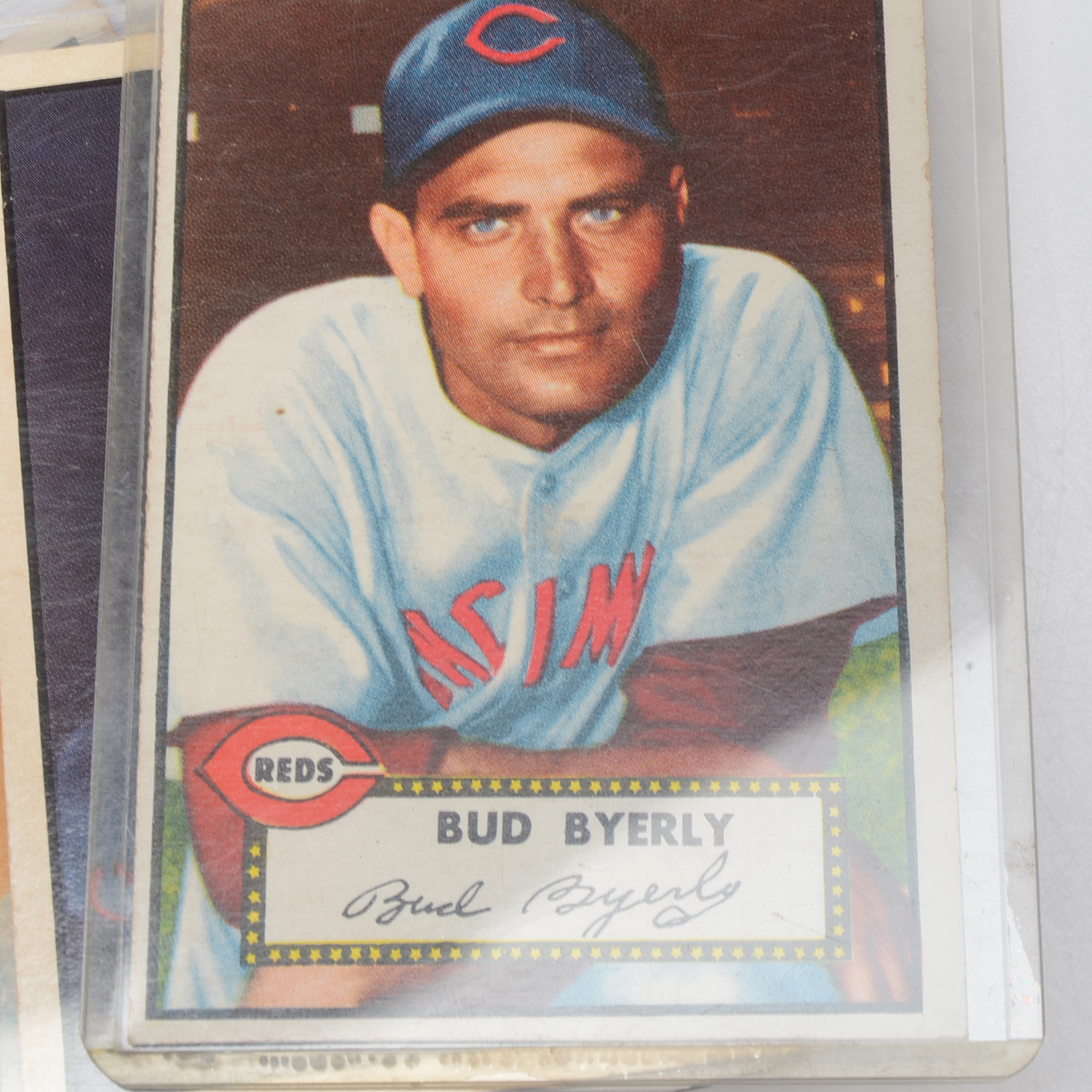 Nine 1952 Cincinnati Reds Topps Player Baseball Cards