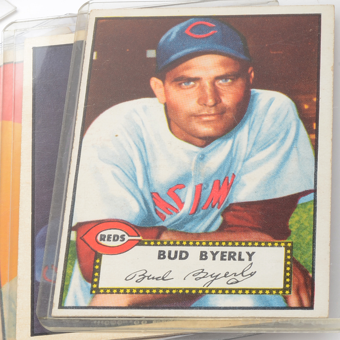 Nine 1952 Cincinnati Reds Topps Player Baseball Cards