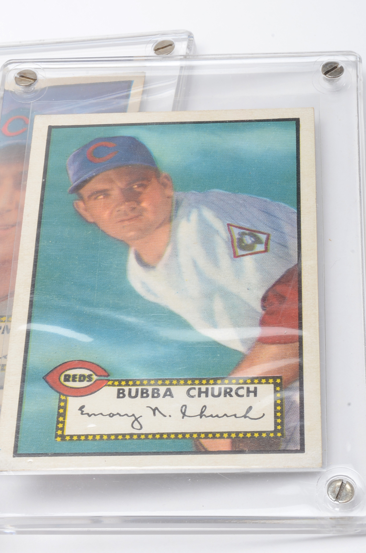 Five 1952 Cincinnati Reds Topps "High Number" Players Baseball Cards