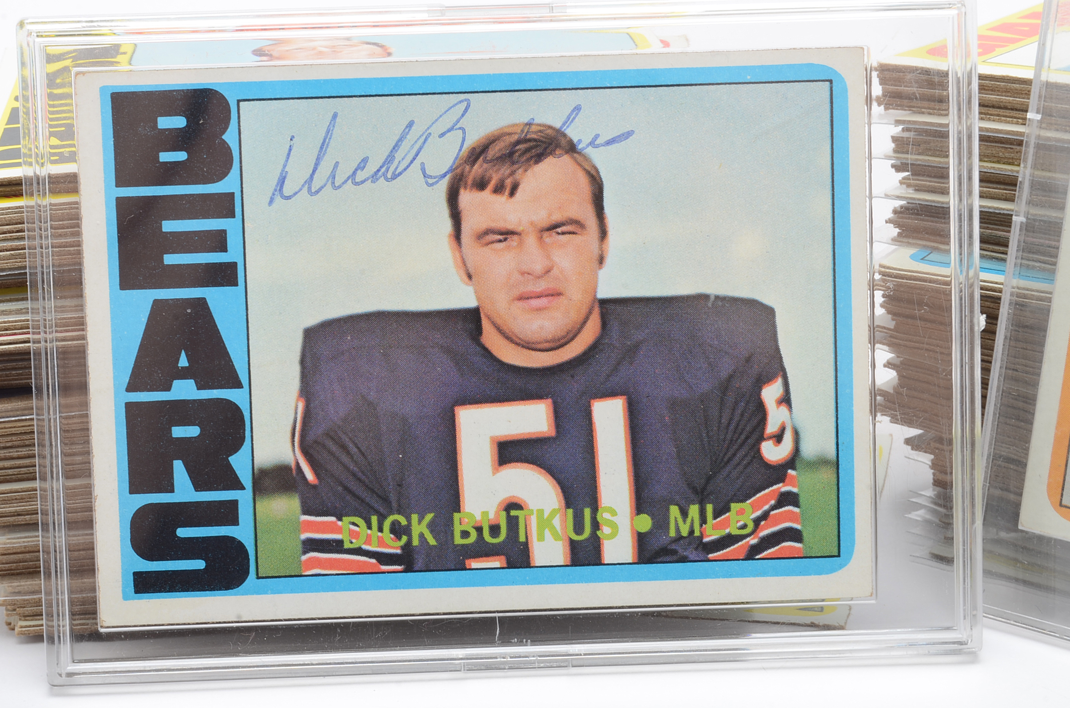 1972 Topps Football  2 Signed