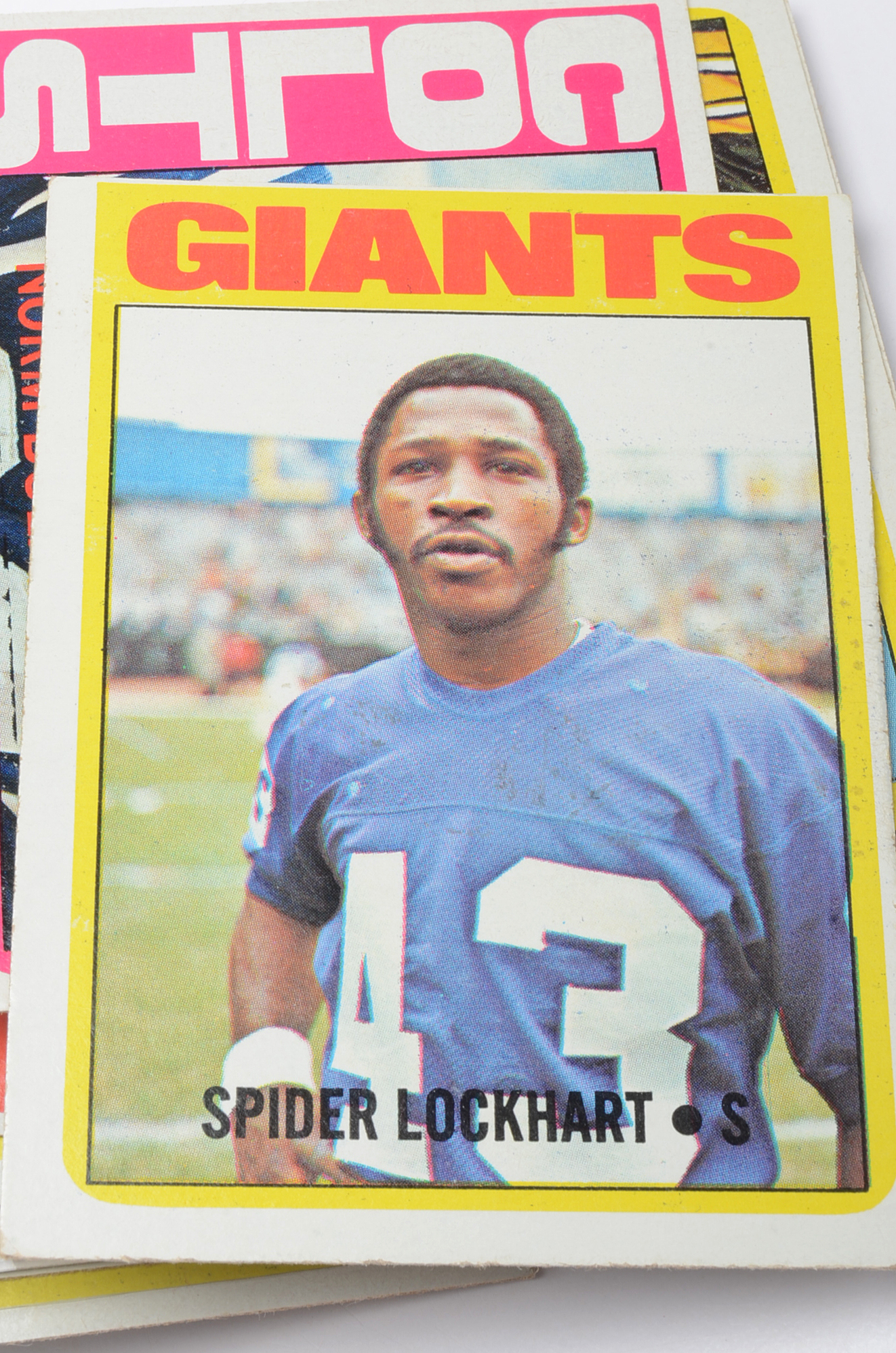 1972 Topps Football  2 Signed