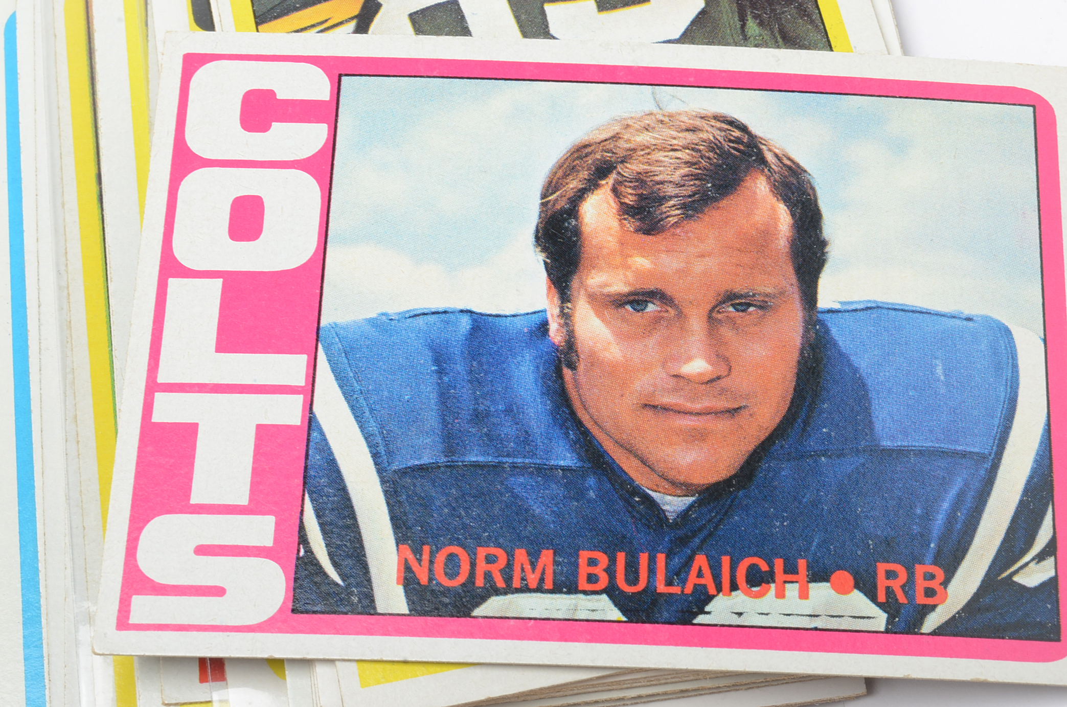 1972 Topps Football  2 Signed