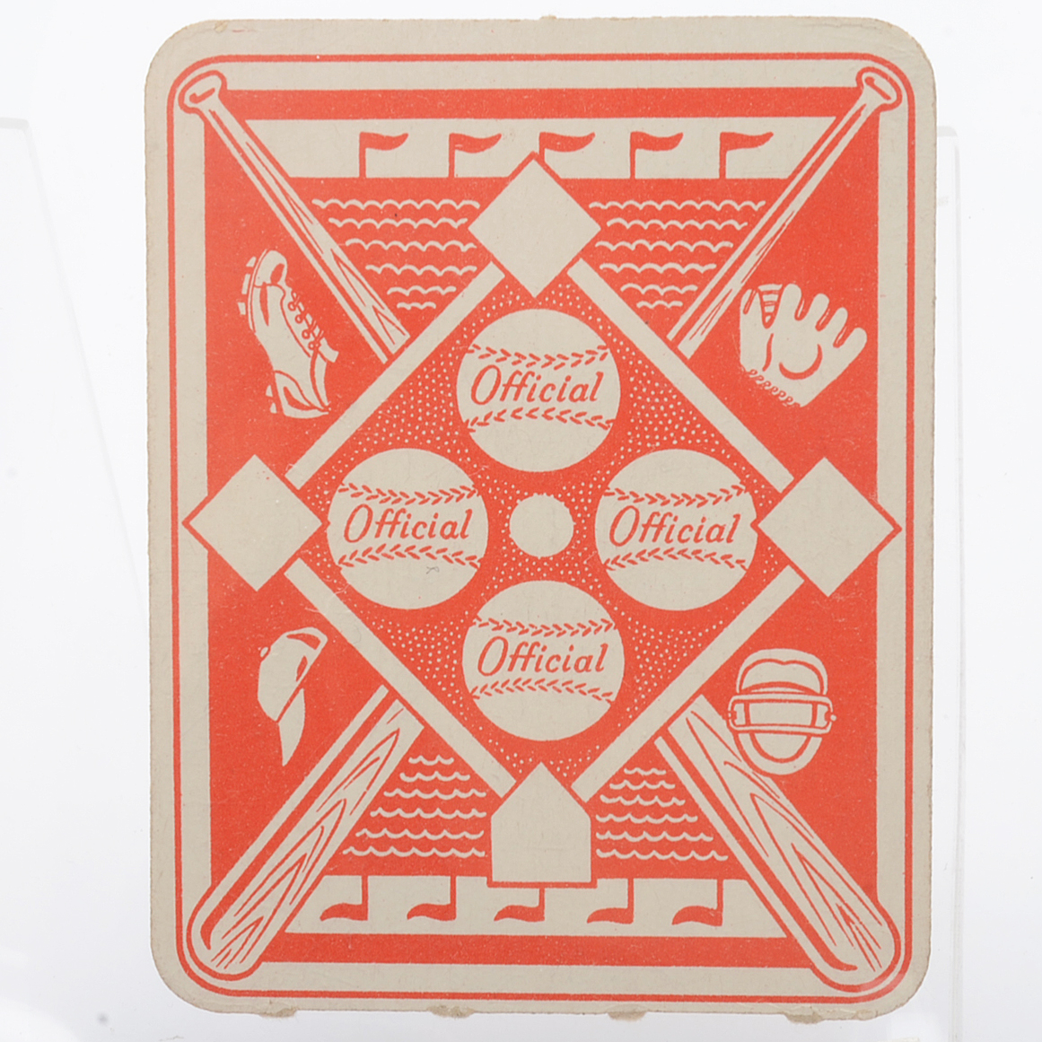 Six 1951 Cincinnati Reds Topps "Red Backs" Baseball Card