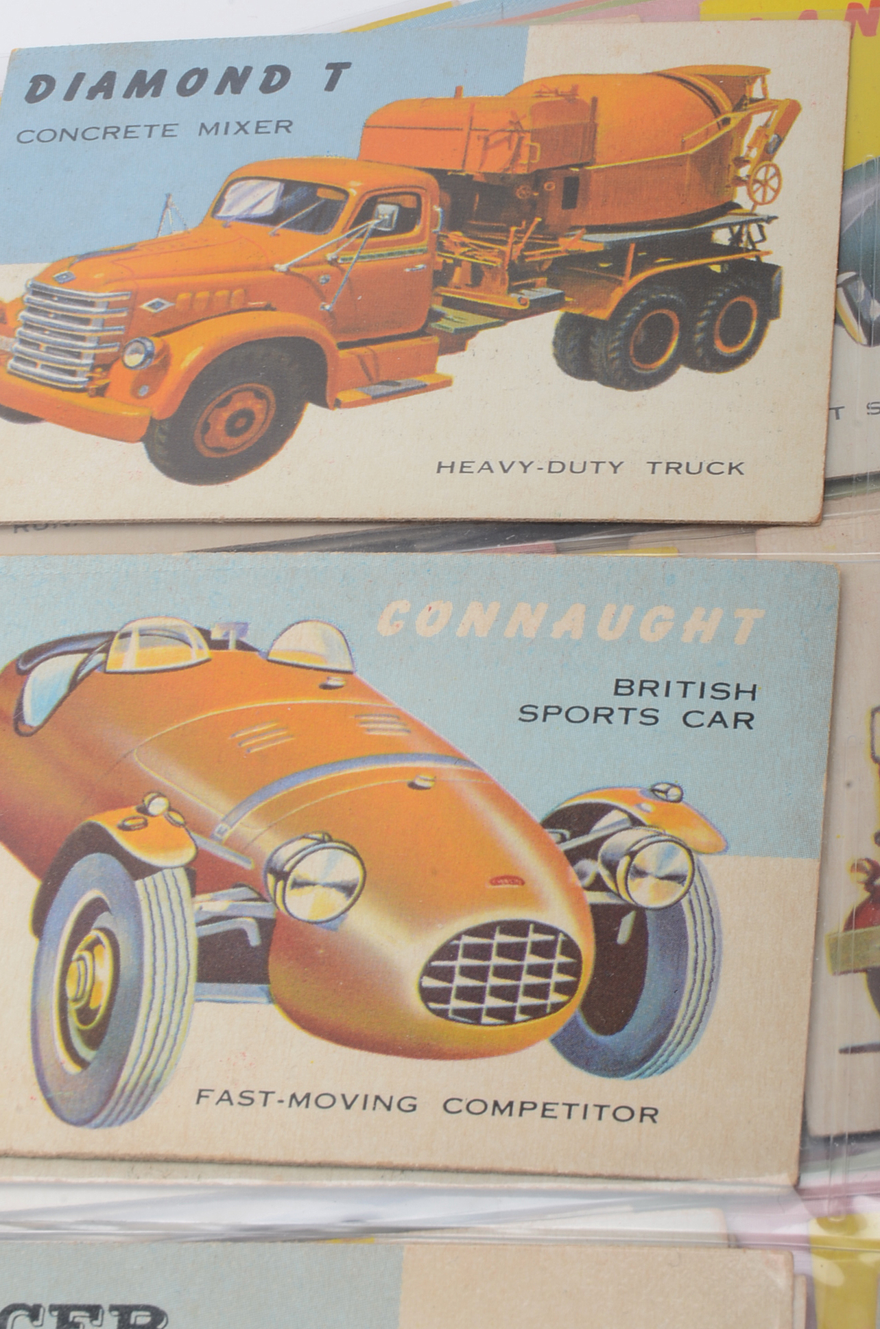 Set 1954 Topps "World On Wheels" Trading Cards