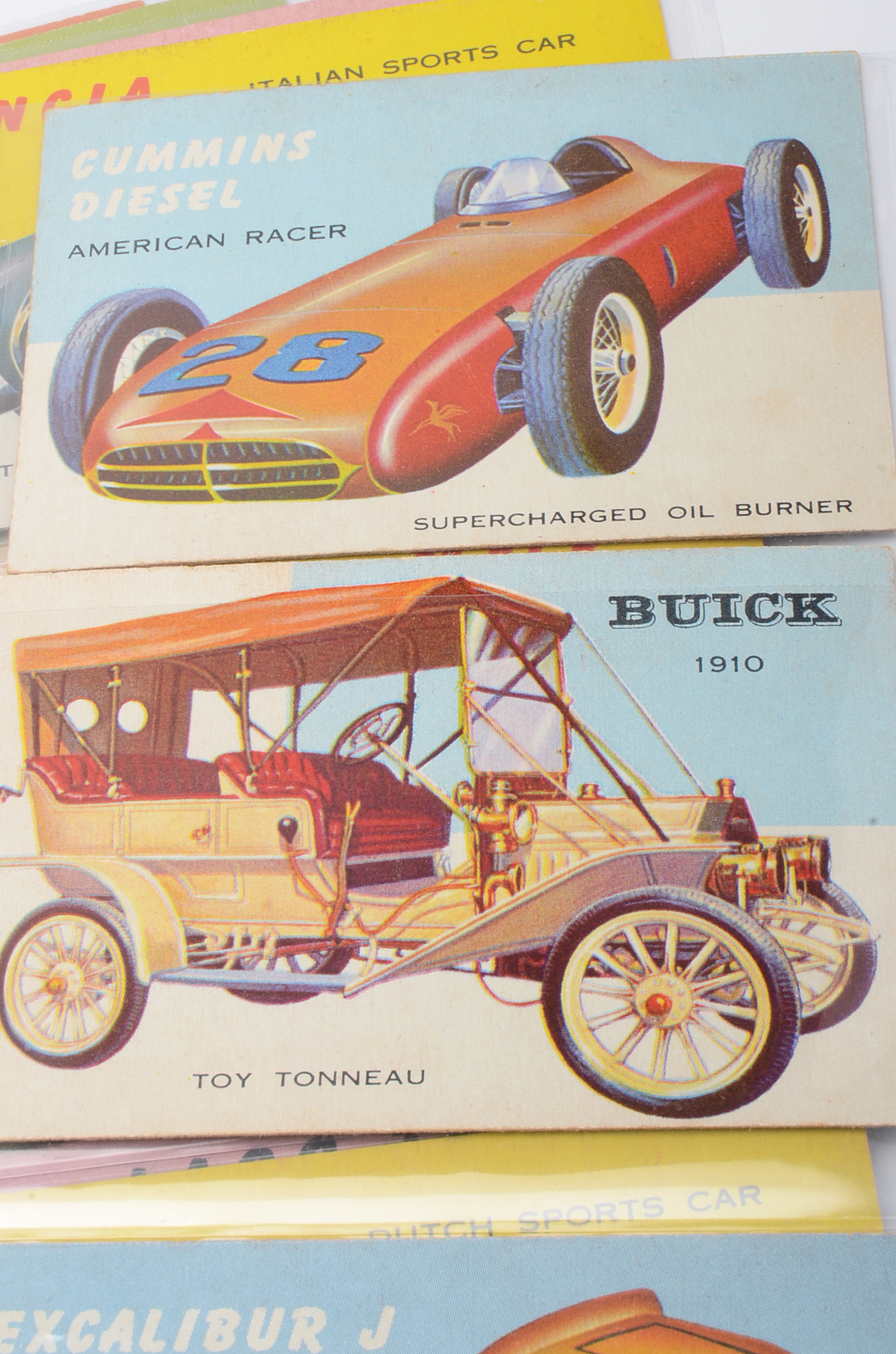 Set 1954 Topps "World On Wheels" Trading Cards